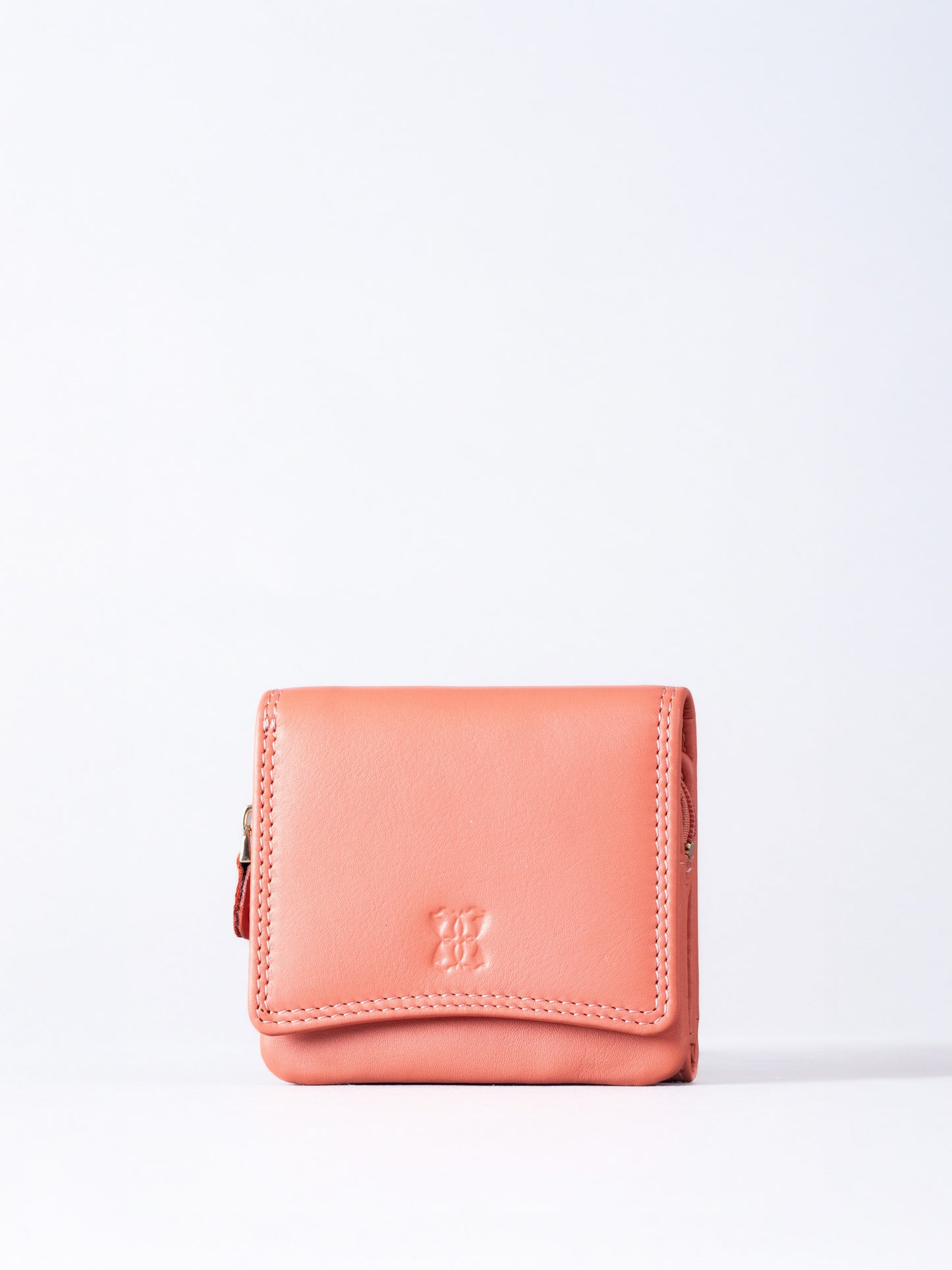 Small Leather Flapover Purse