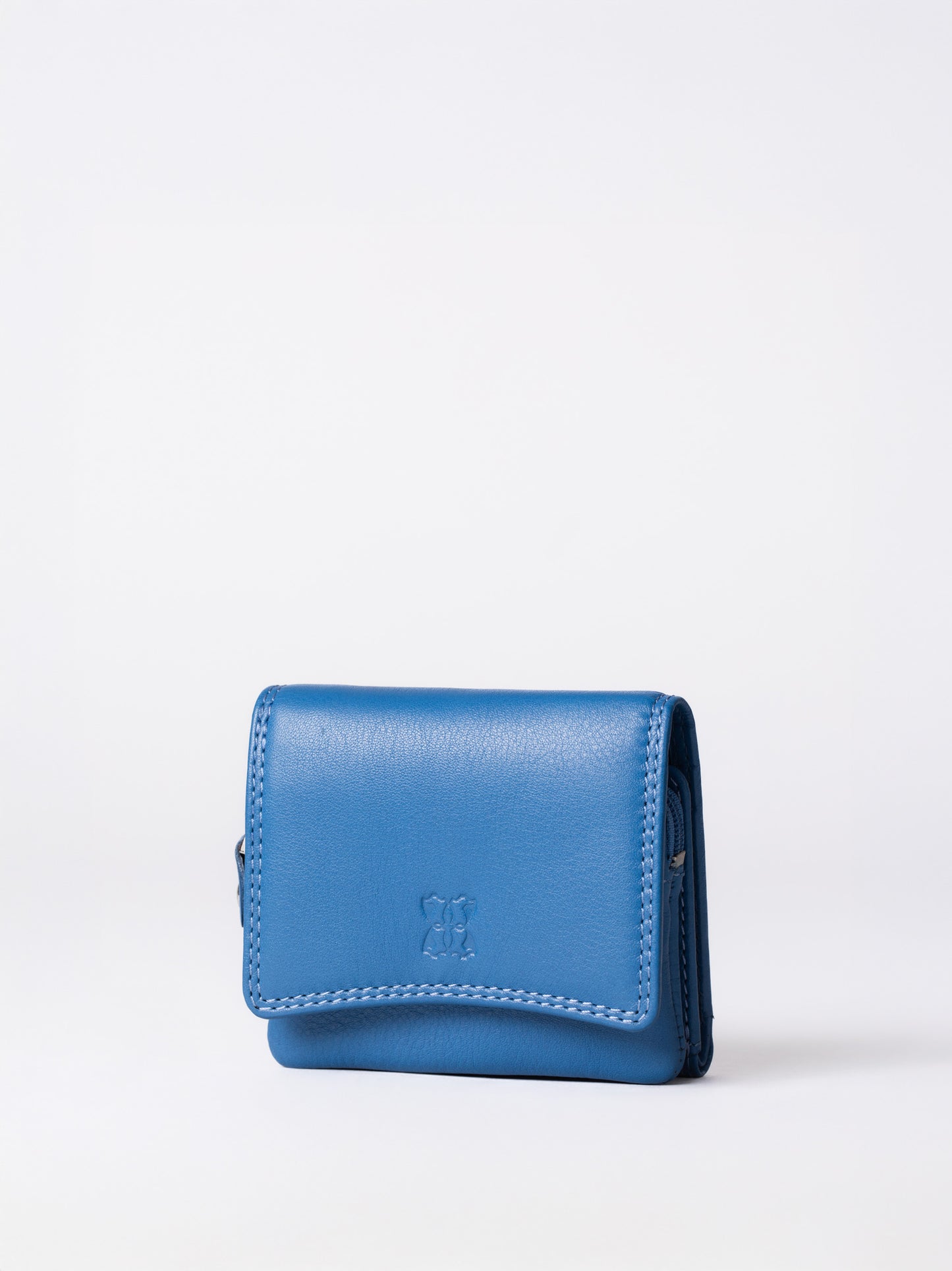 Small Leather Flapover Purse