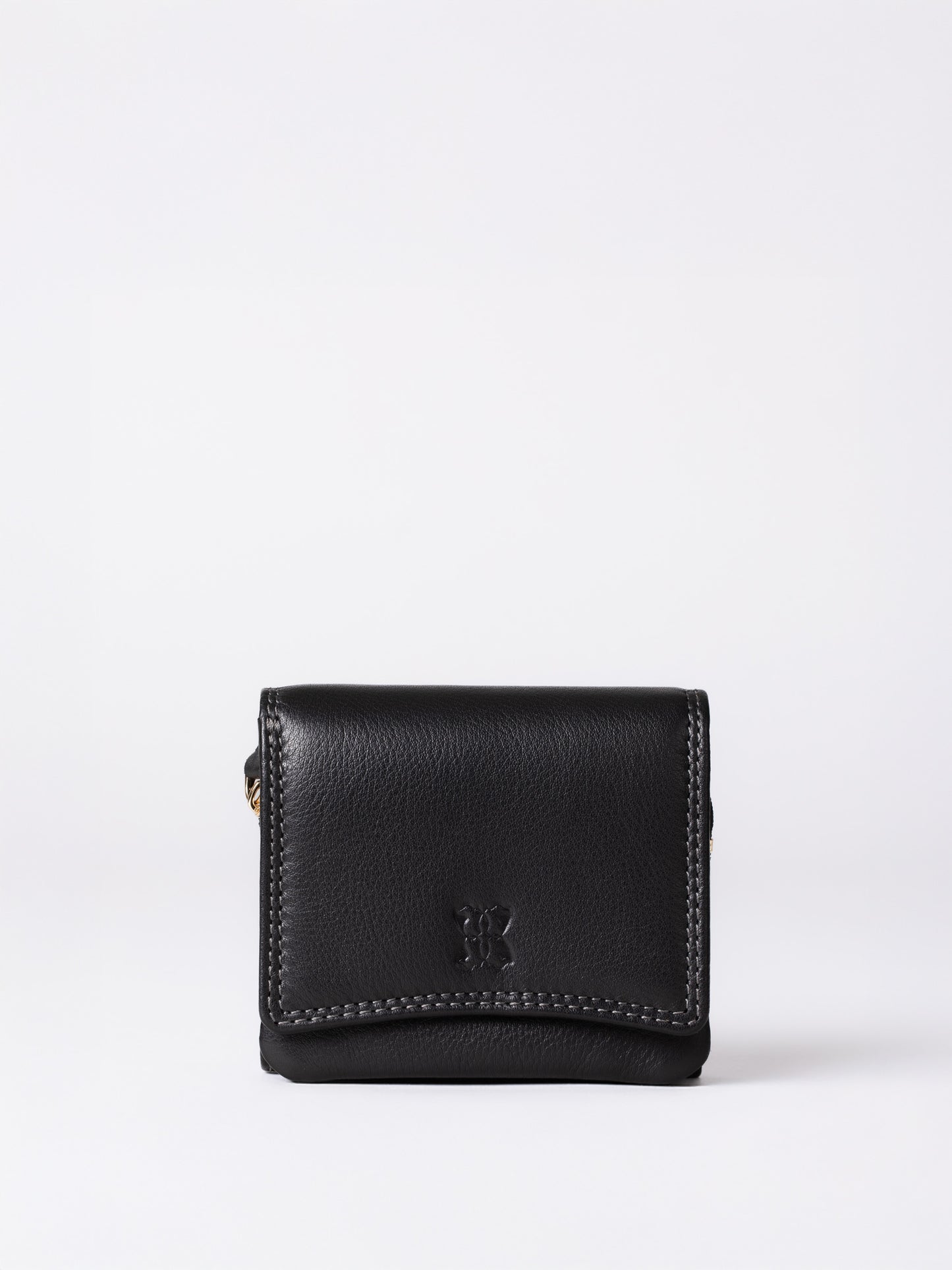 Small Leather Flapover Purse