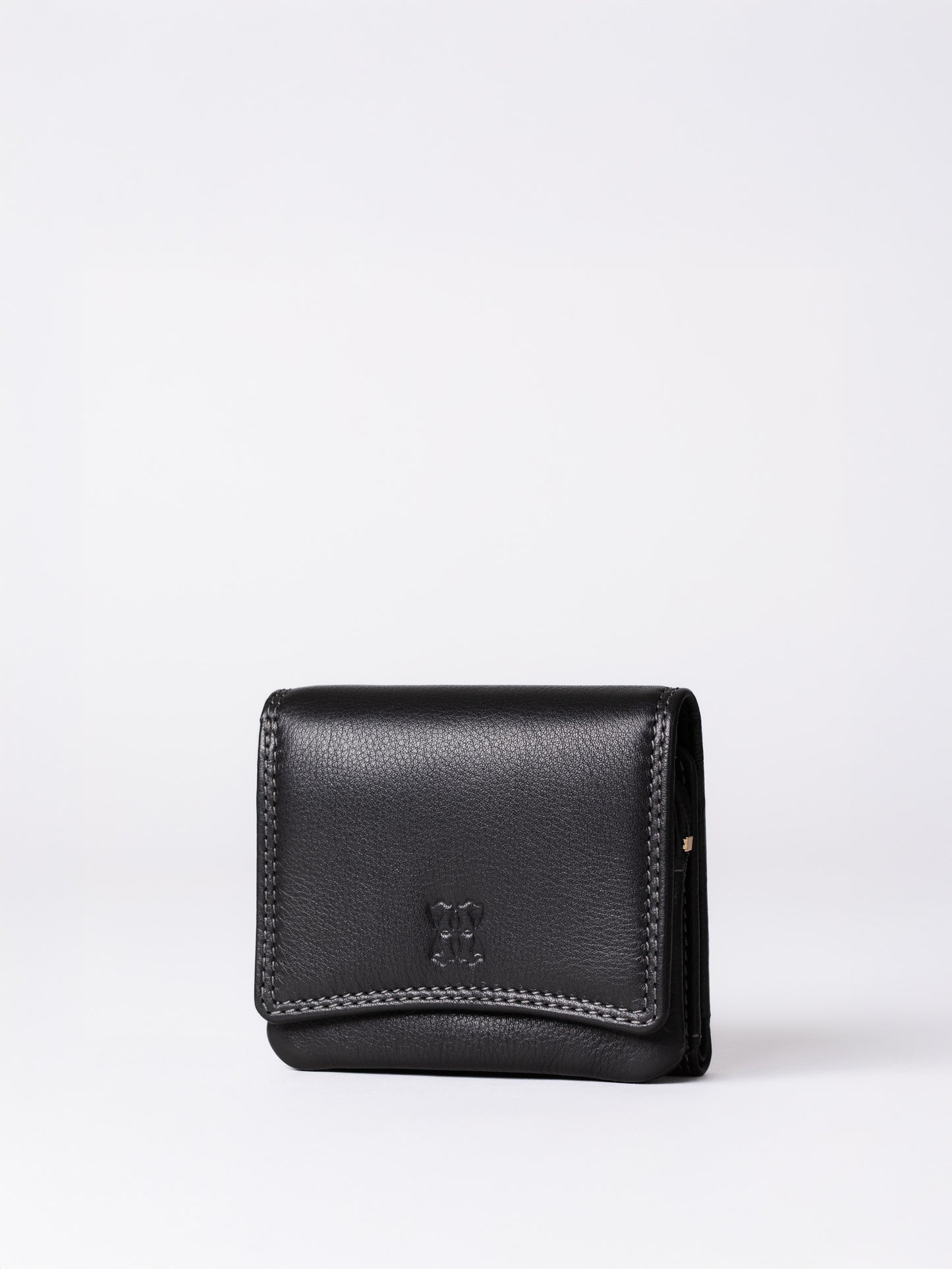 Small Leather Flapover Purse