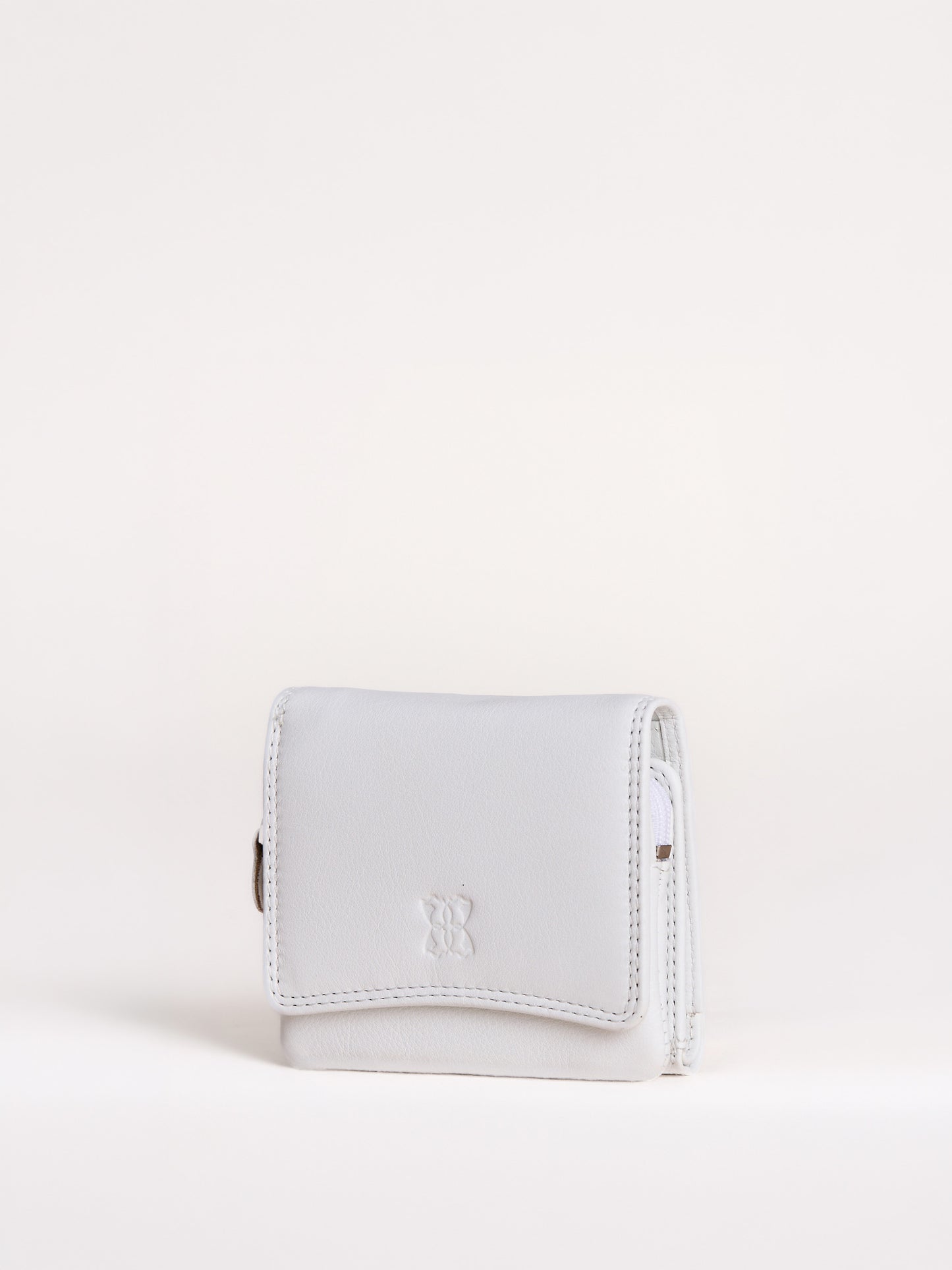 Small Leather Flapover Purse