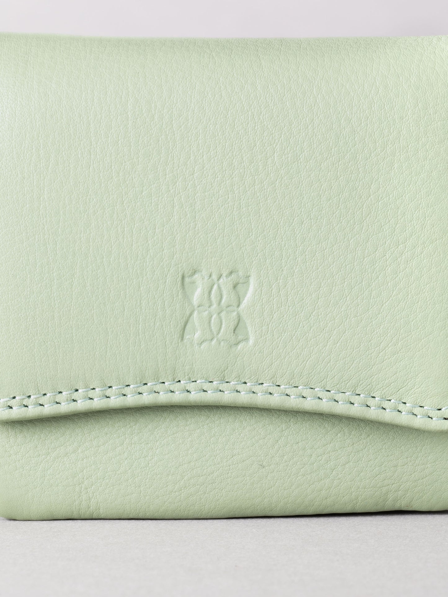 Small Leather Flapover Purse