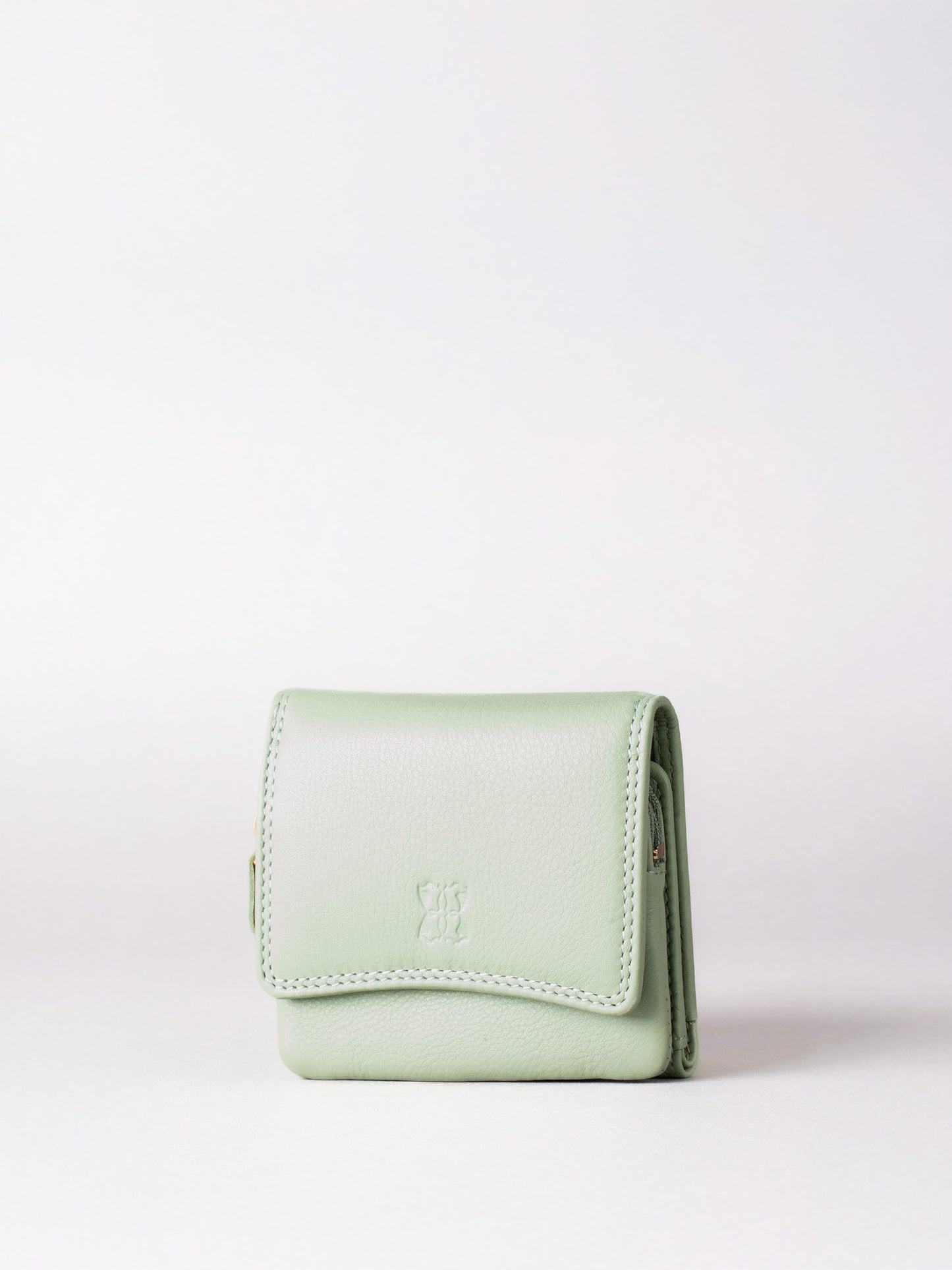 Small Leather Flapover Purse