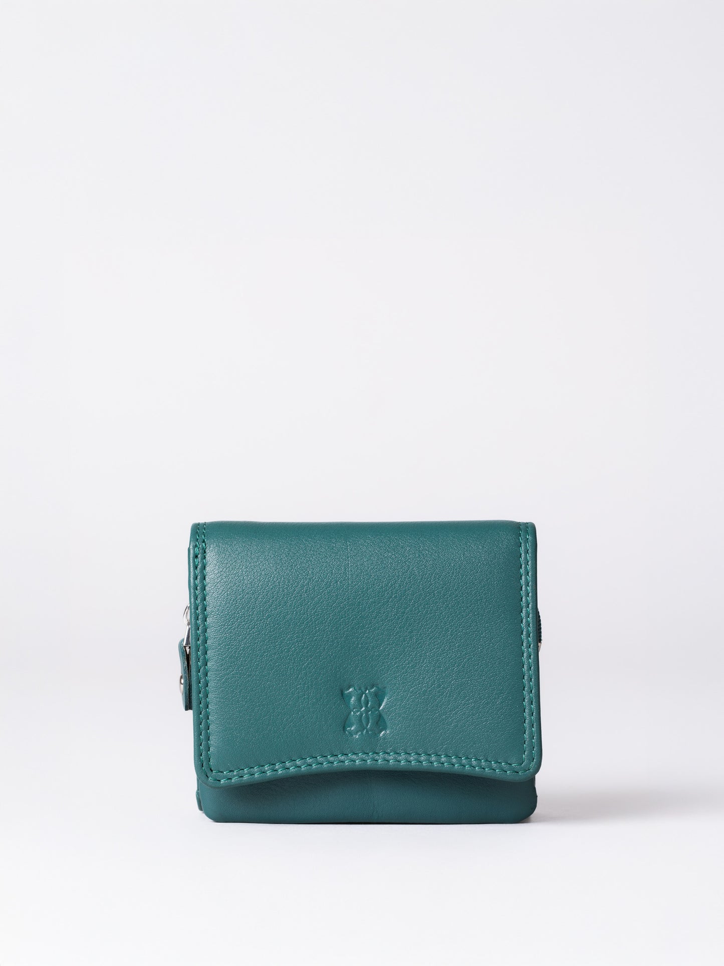 Small Leather Flapover Purse
