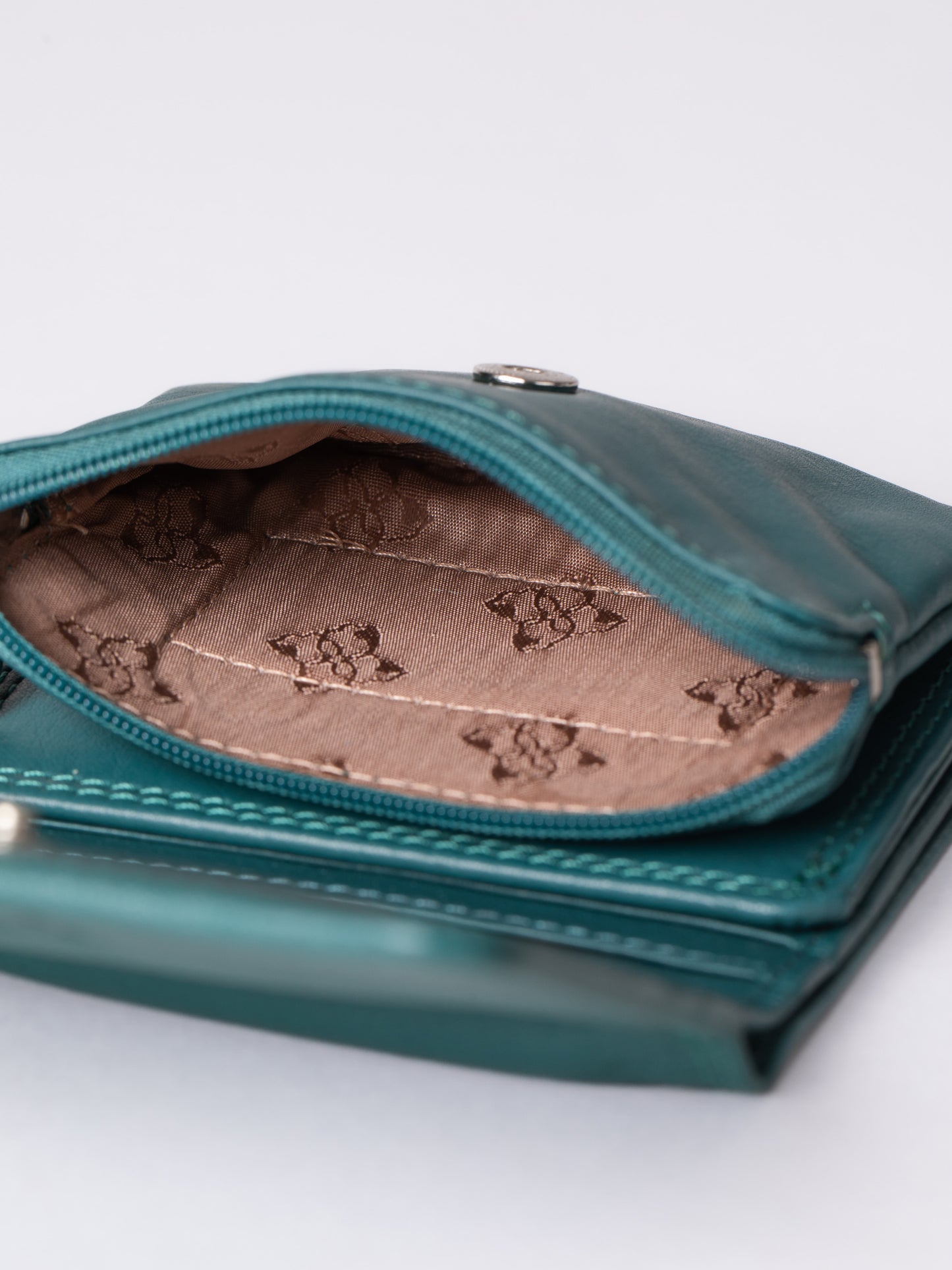 Small Leather Flapover Purse