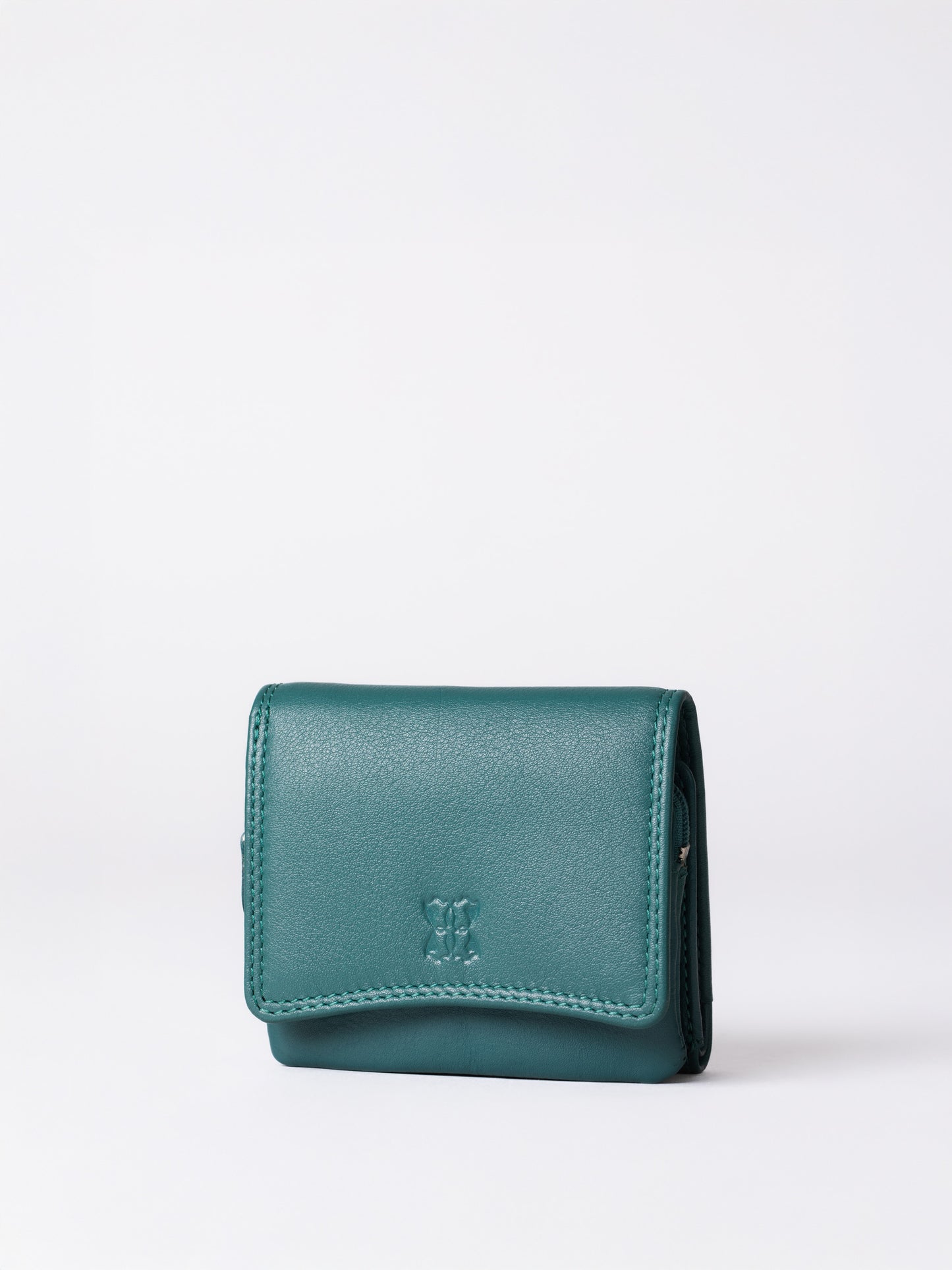 Small Leather Flapover Purse
