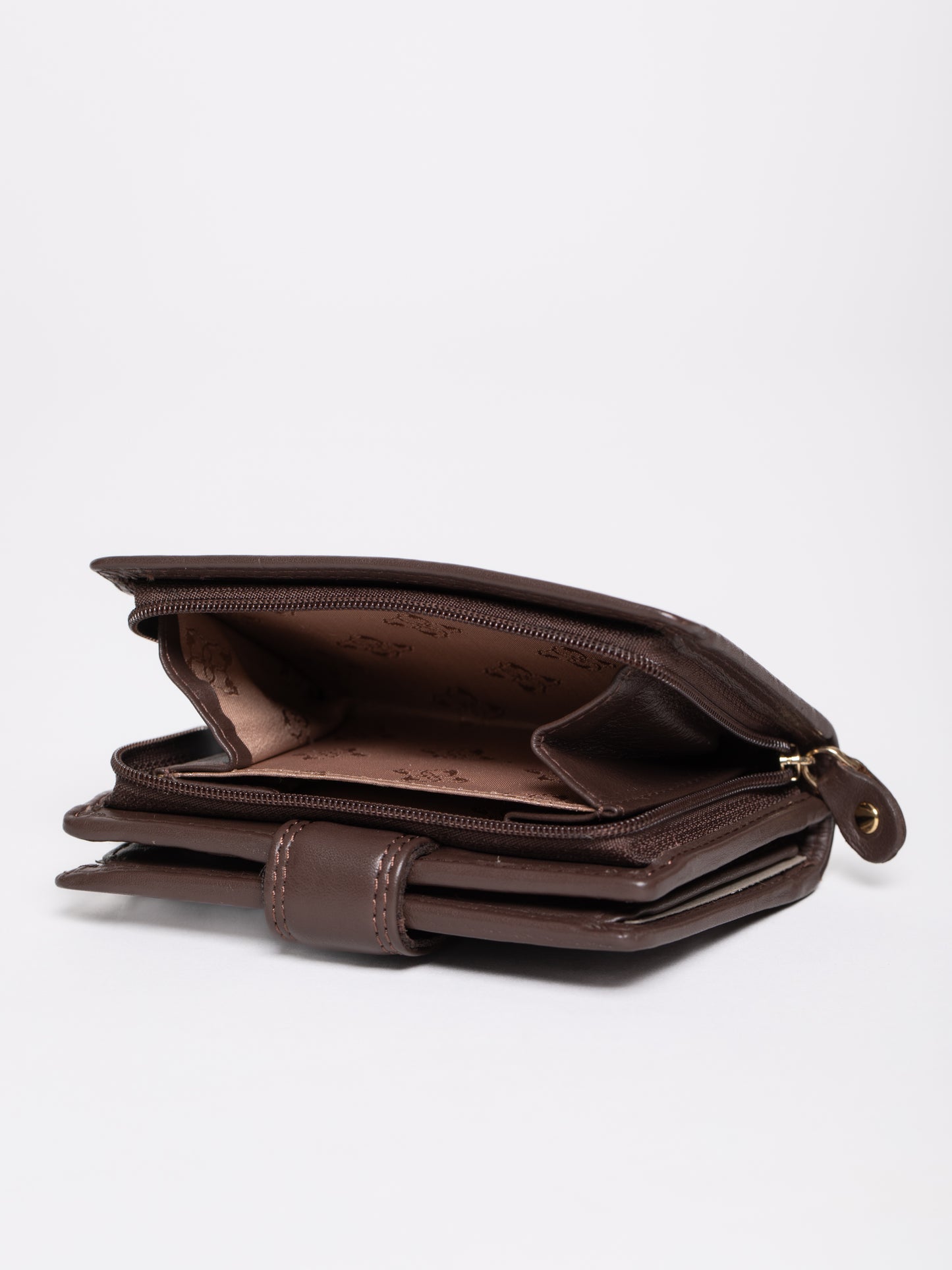 Small Leather Tab Purse