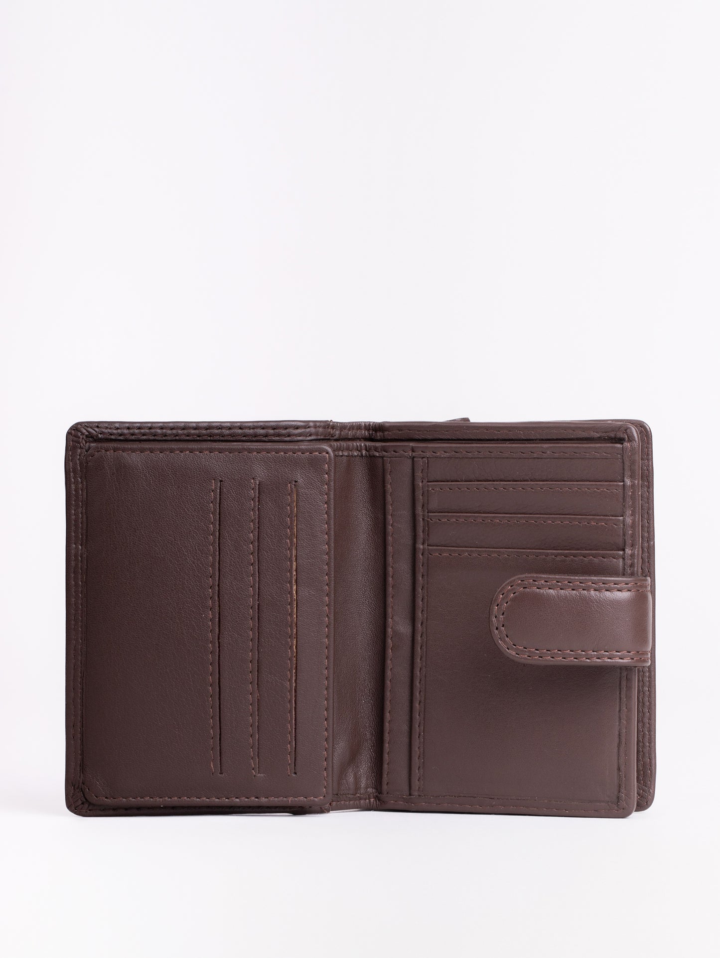 Small Leather Tab Purse