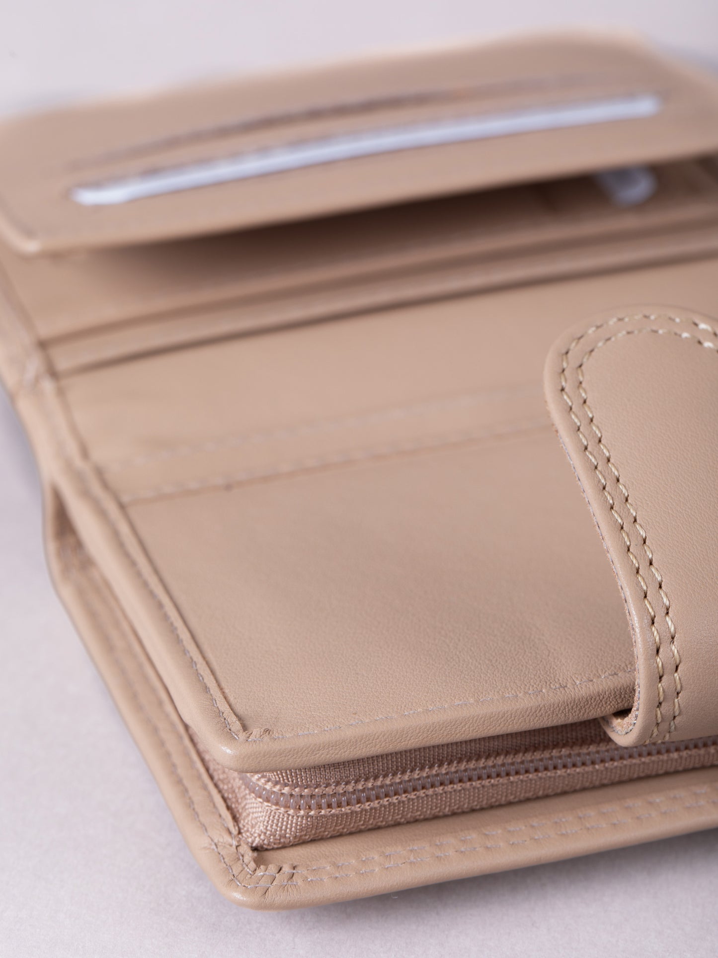 Small Leather Tab Purse