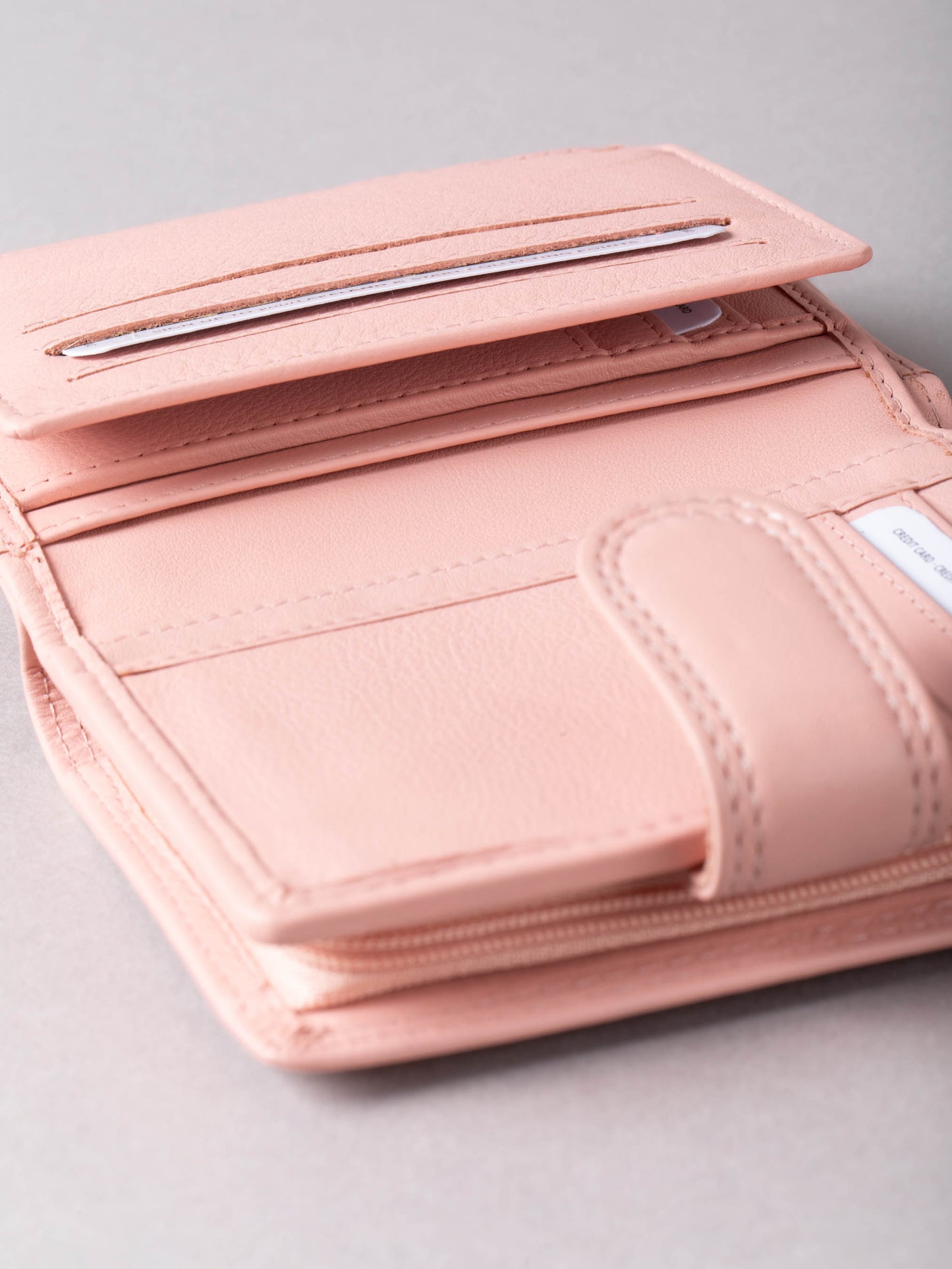 Small Leather Tab Purse
