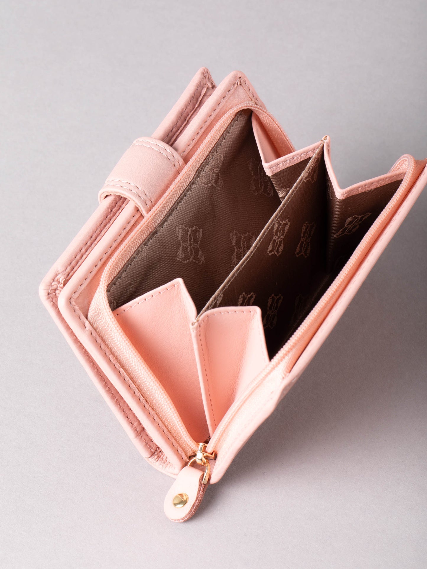 Small Leather Tab Purse