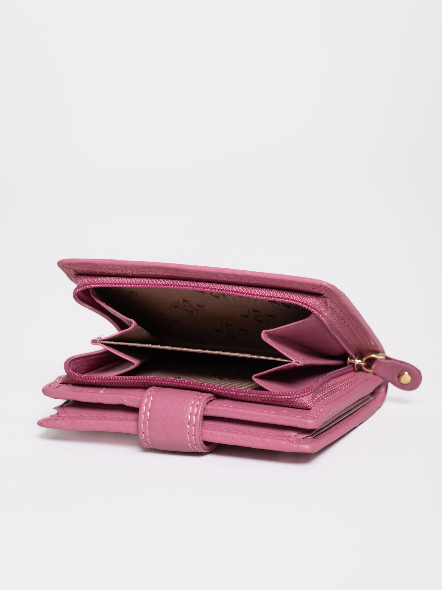 Small Leather Tab Purse