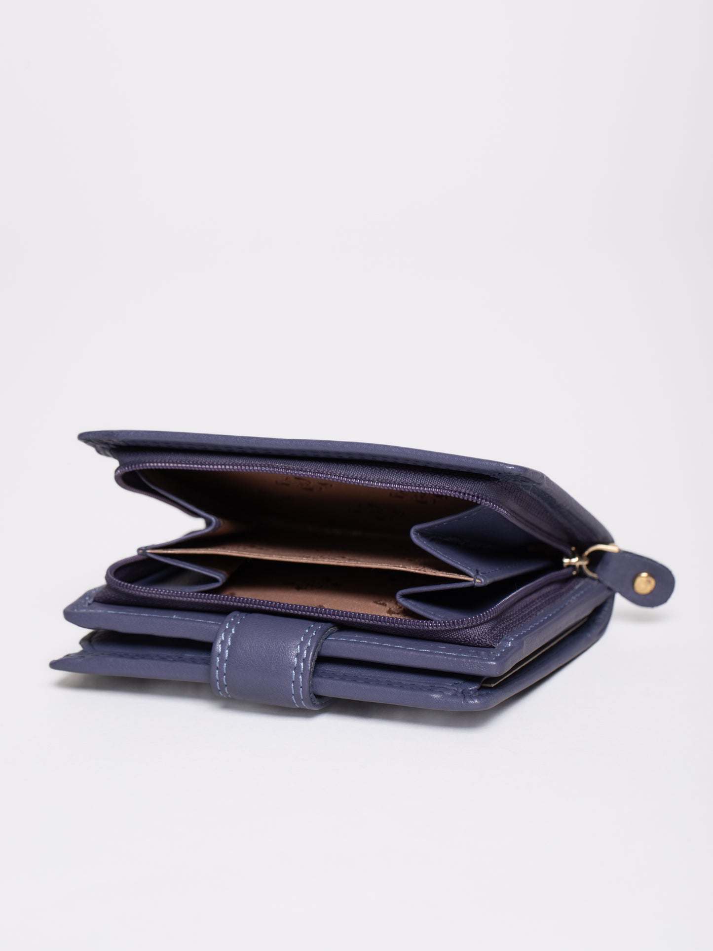 Small Leather Tab Purse