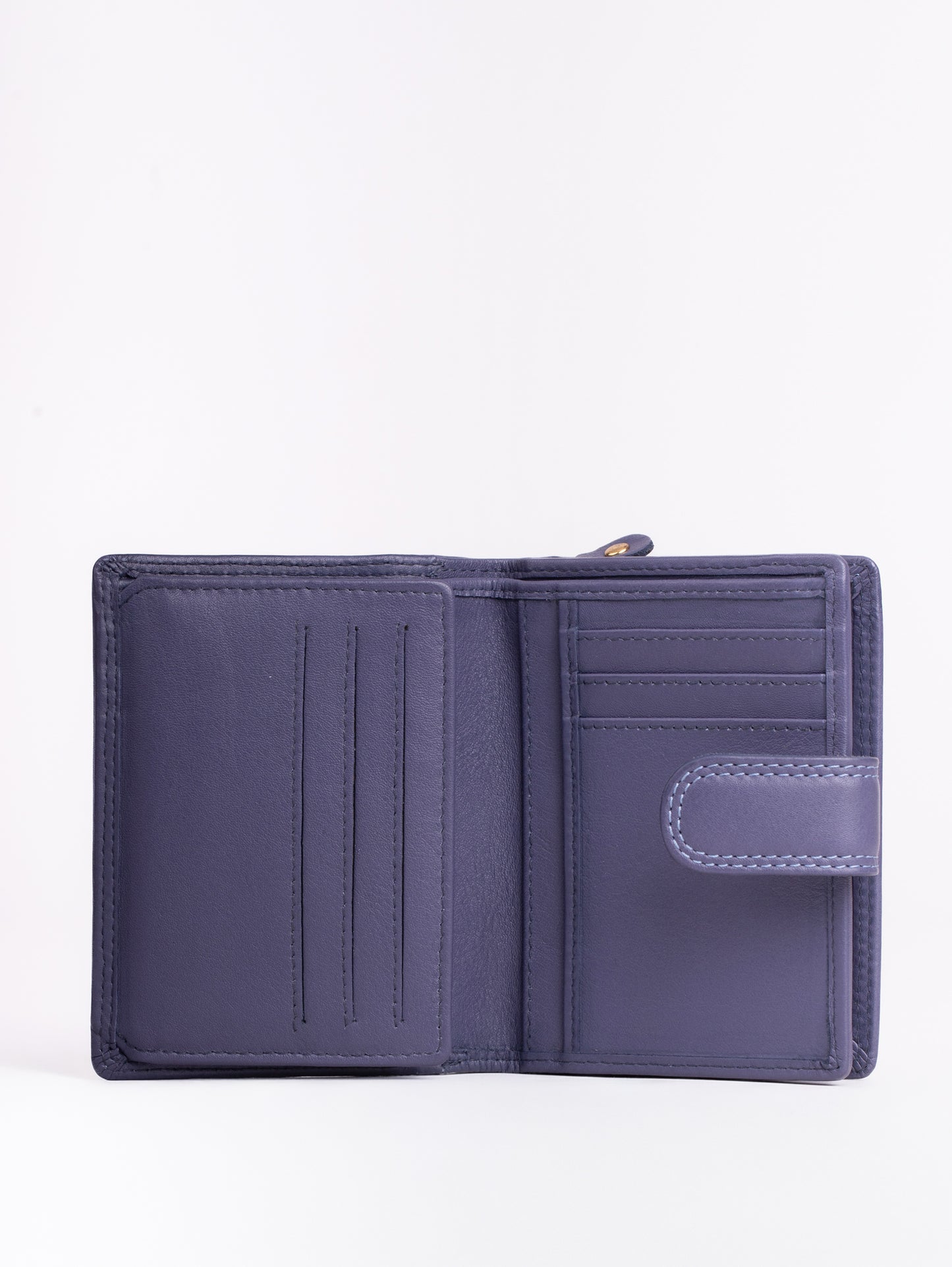 Small Leather Tab Purse
