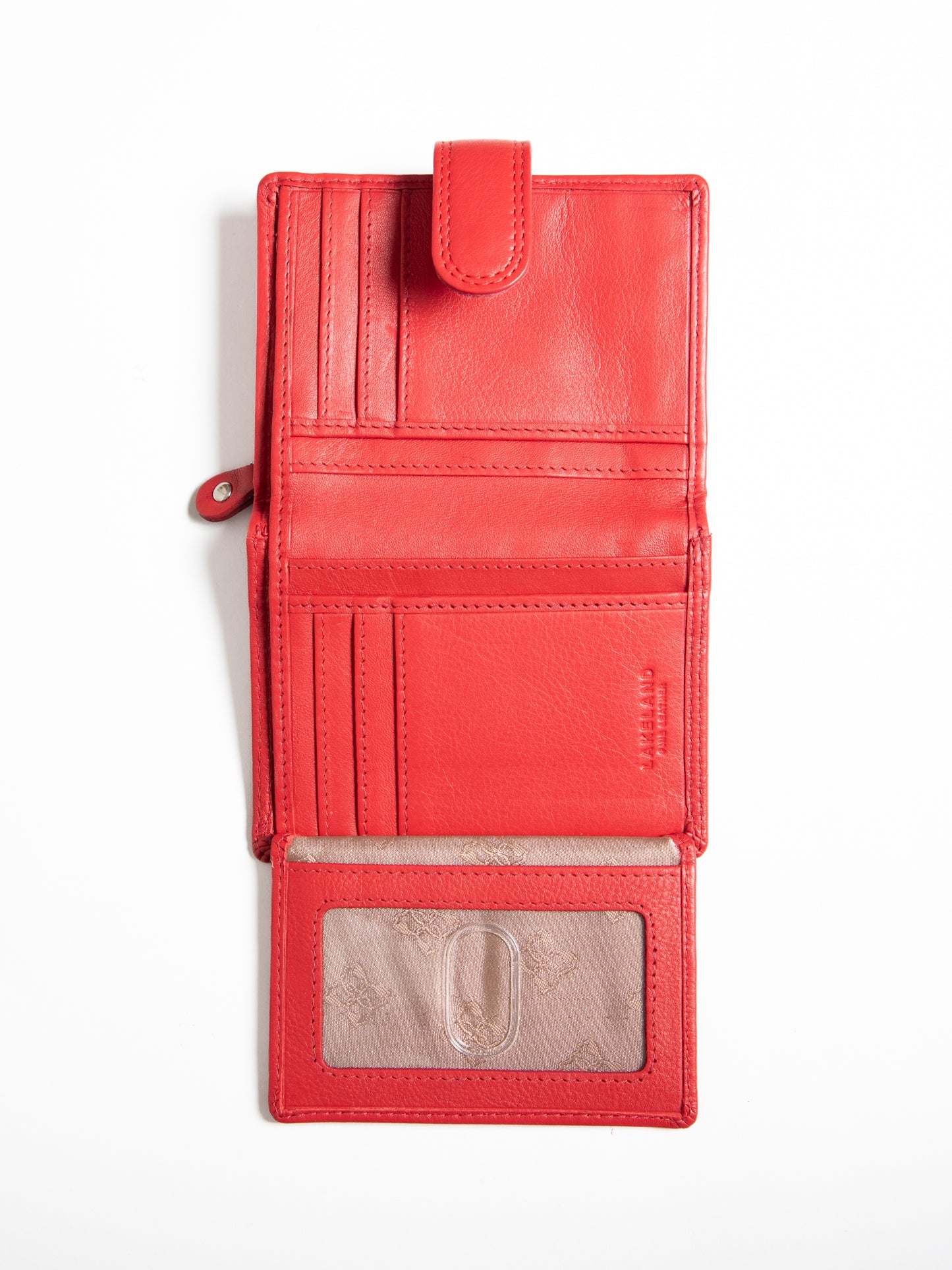 Small Leather Tab Purse
