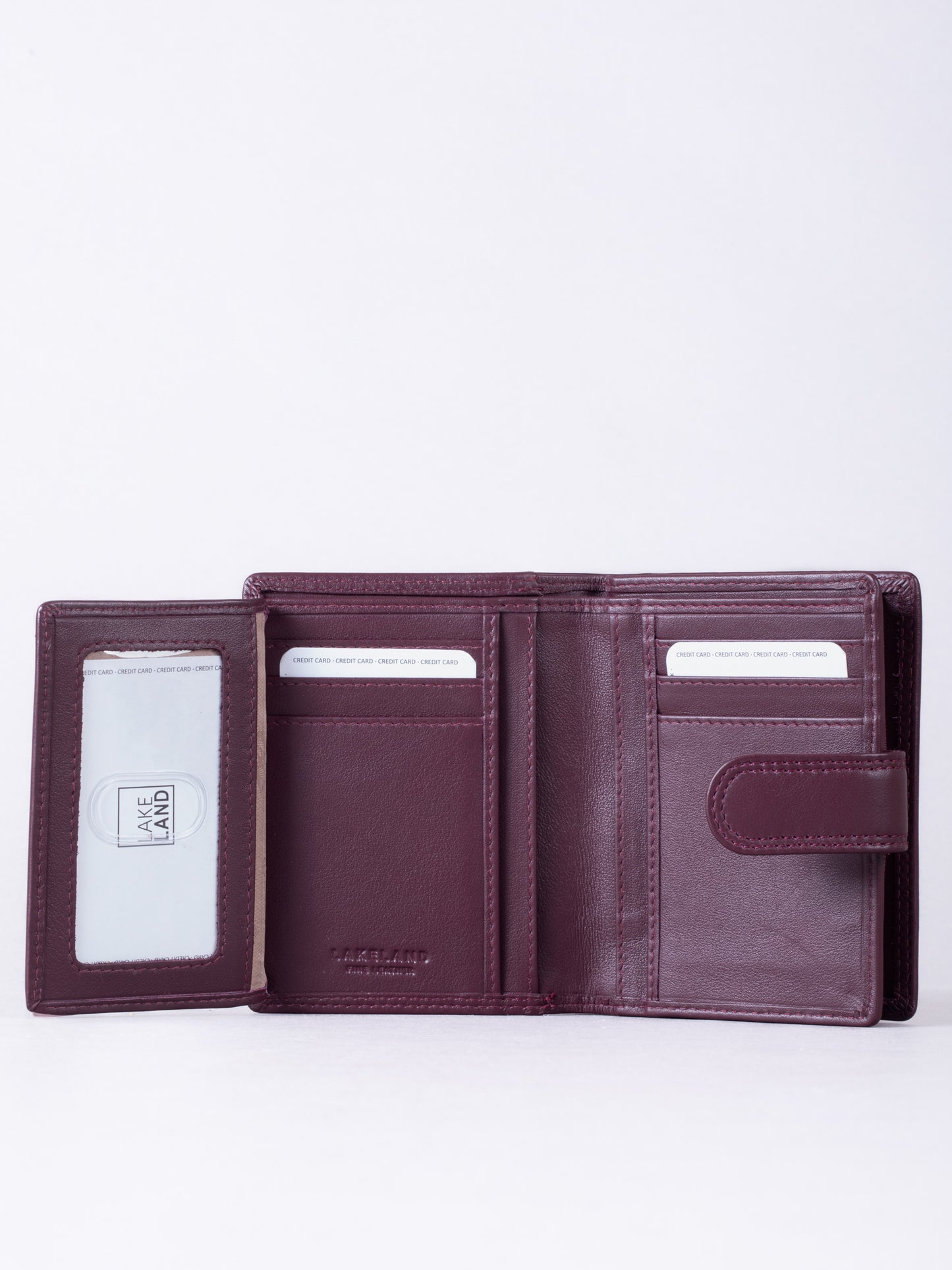Small Leather Tab Purse