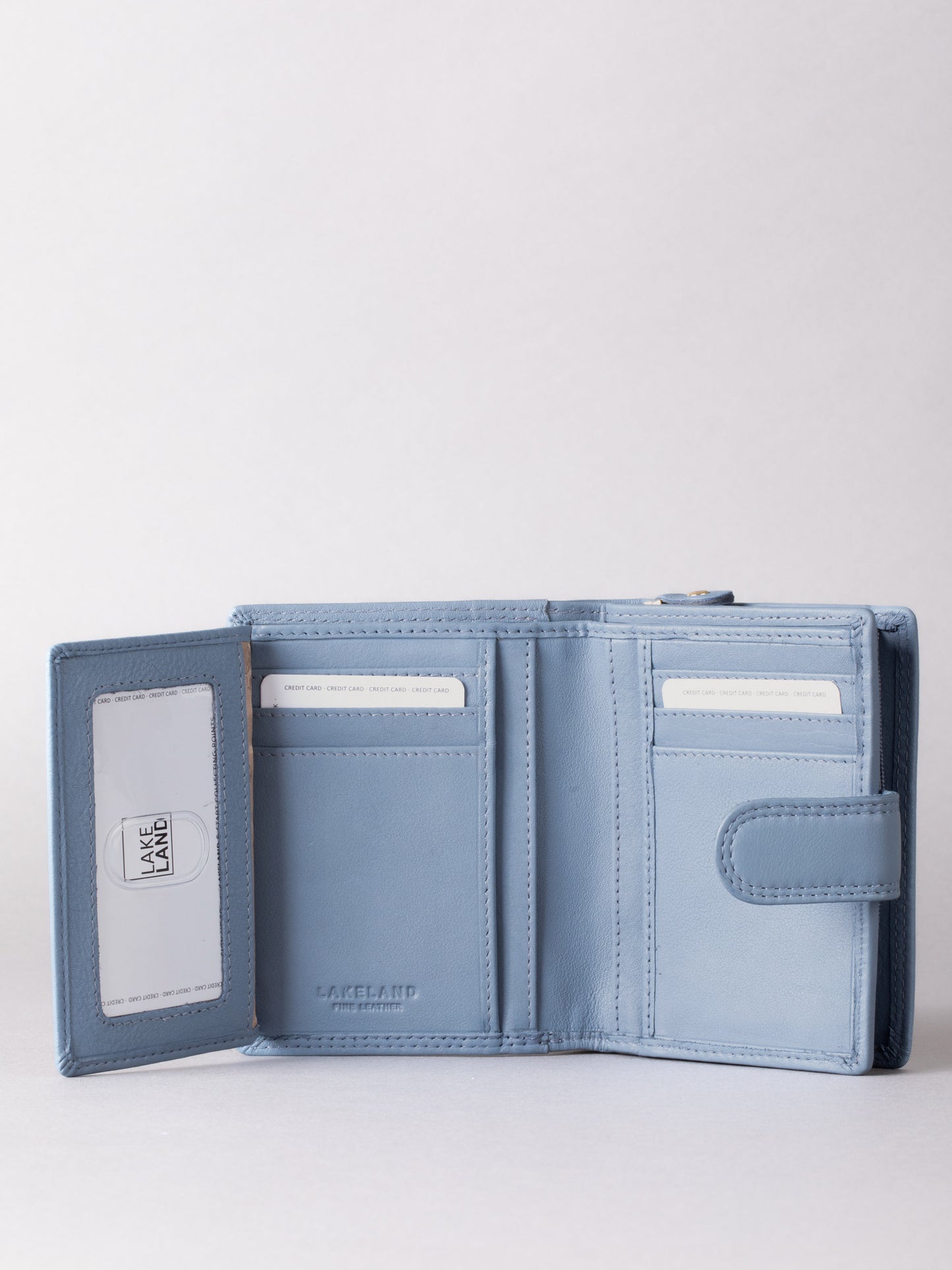 Small Leather Tab Purse