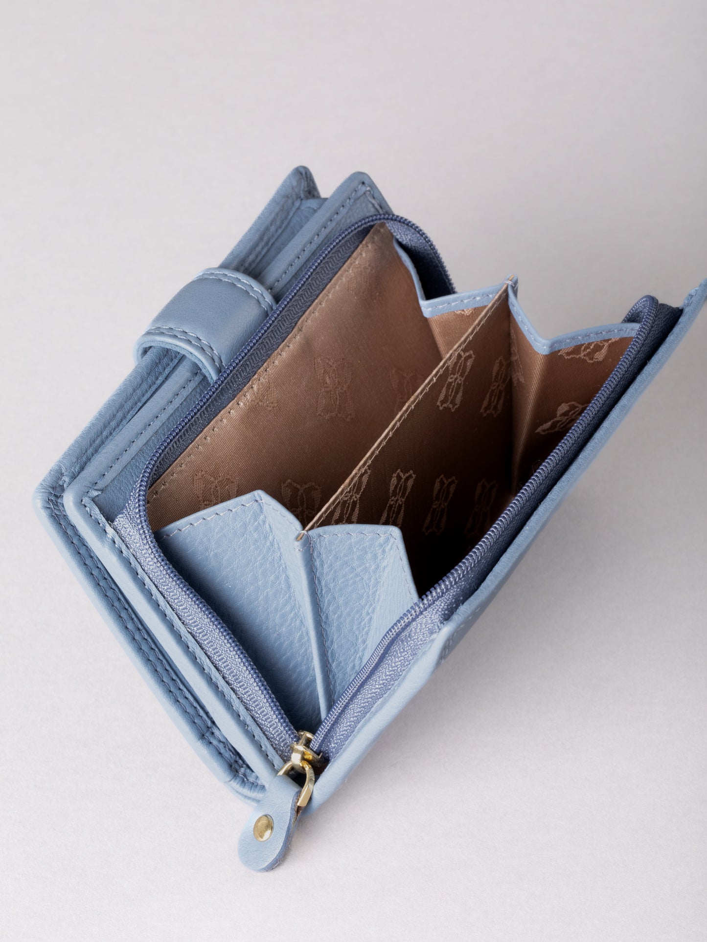 Small Leather Tab Purse