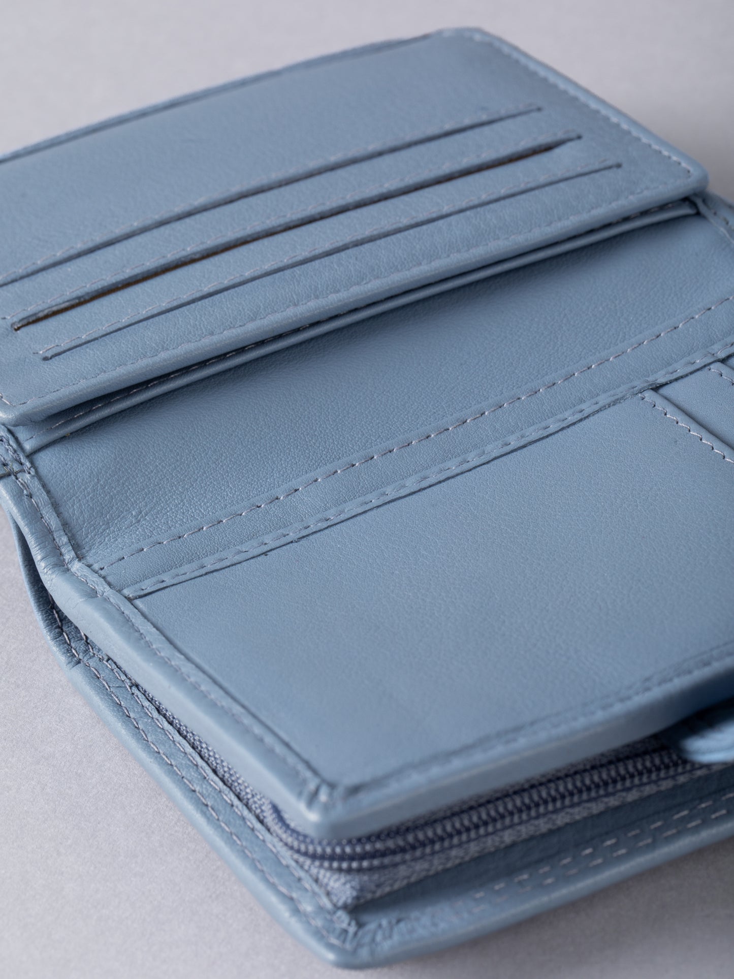 Small Leather Tab Purse