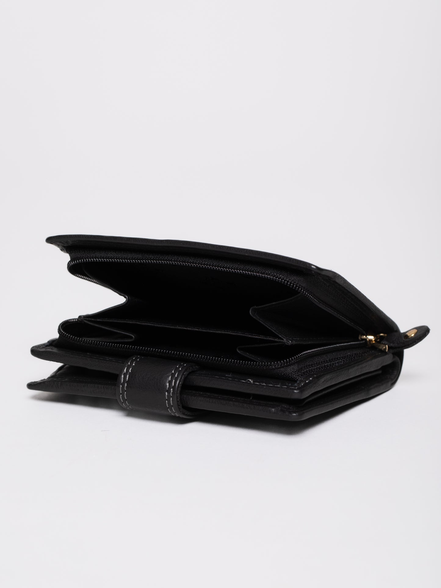 Small Leather Tab Purse