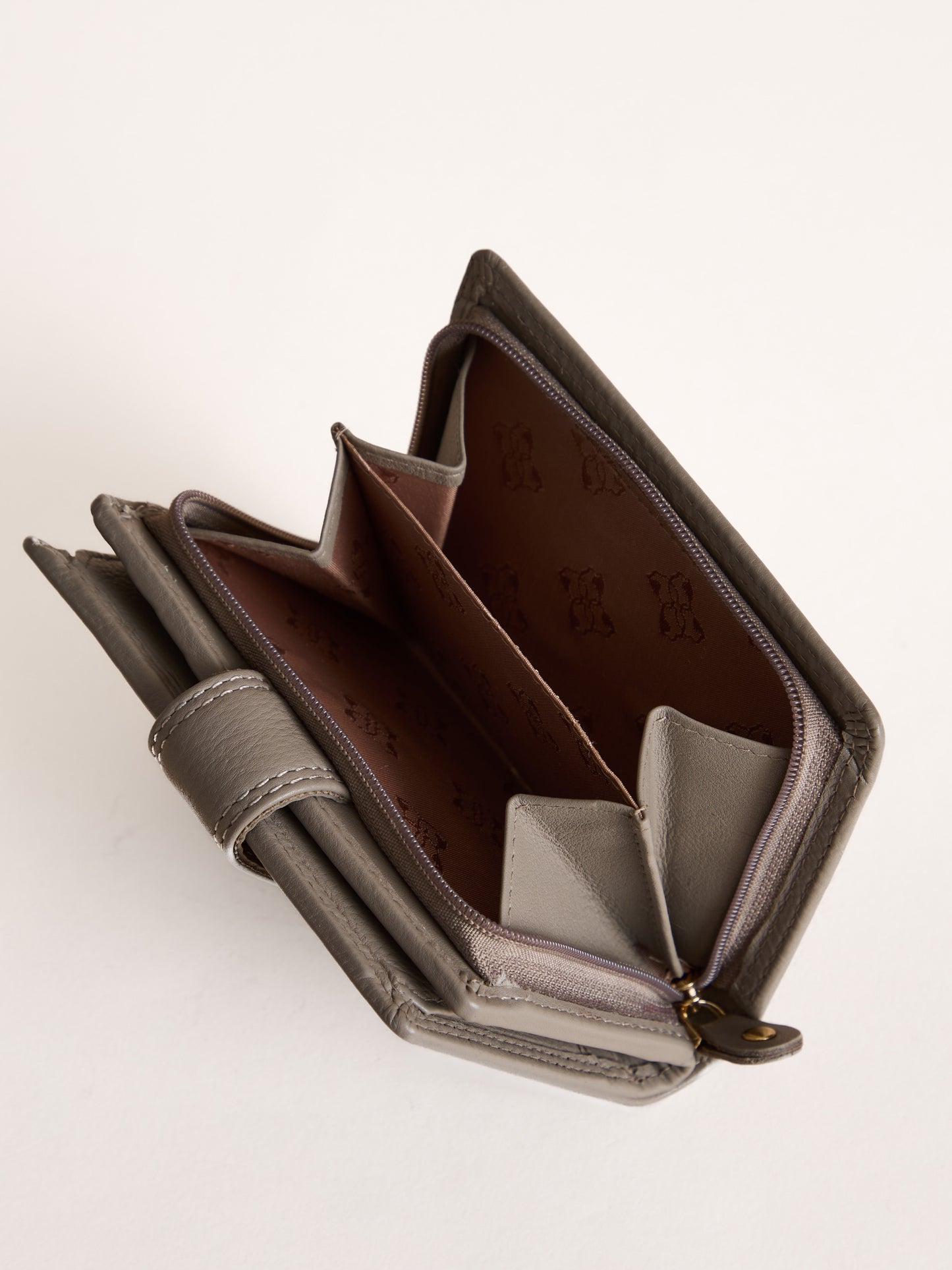 Small Leather Tab Purse
