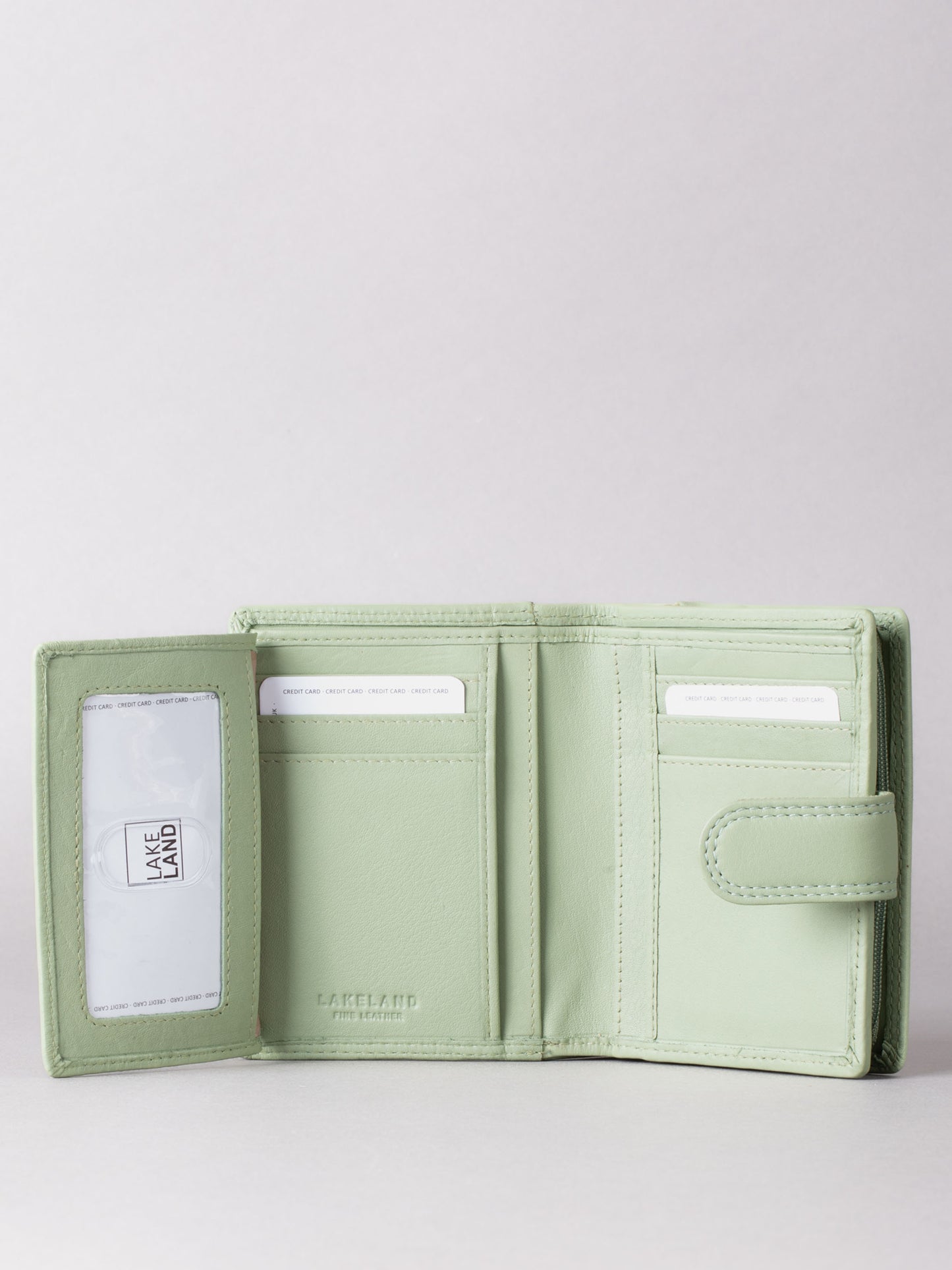 Small Leather Tab Purse