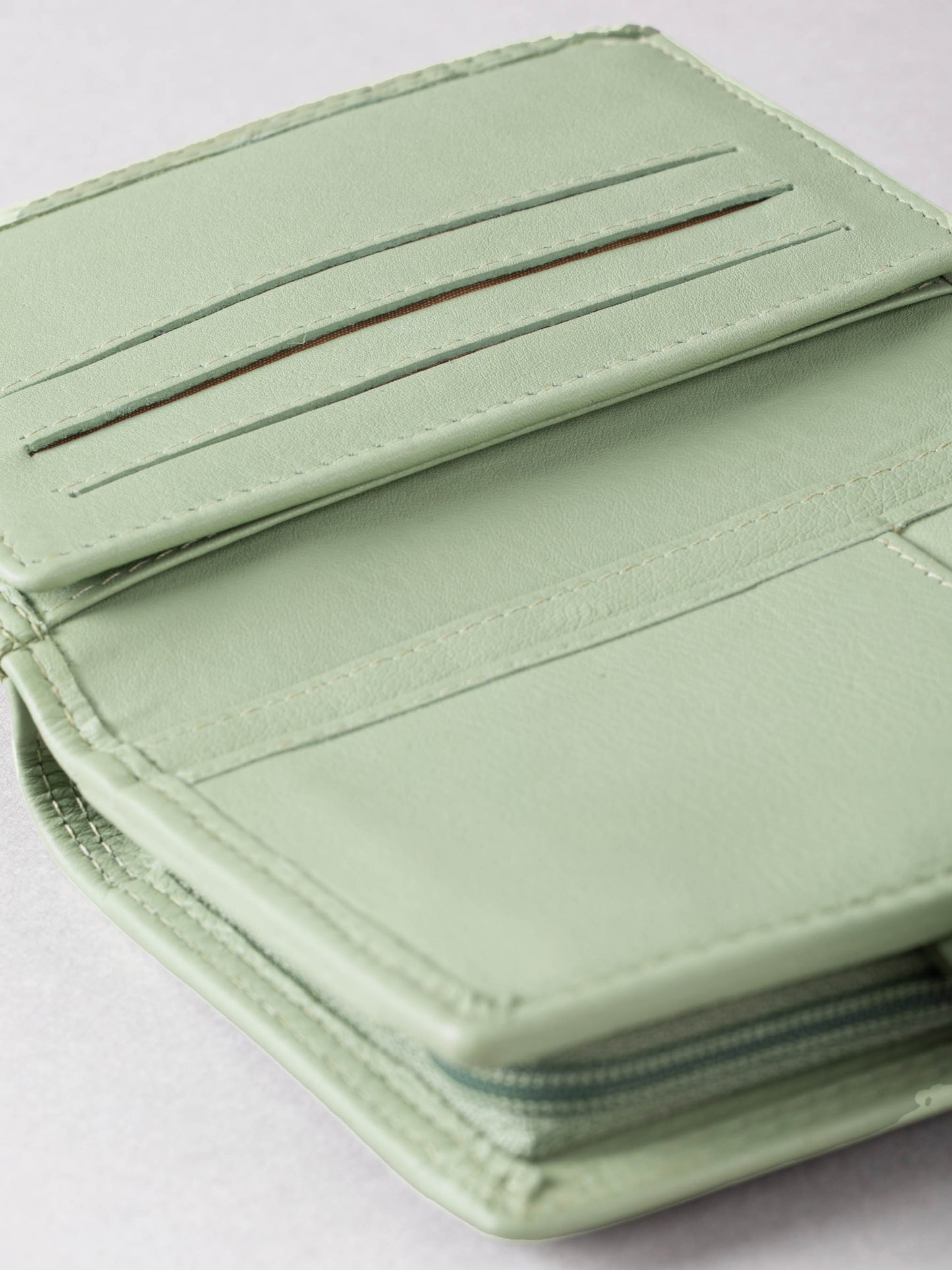 Small Leather Tab Purse