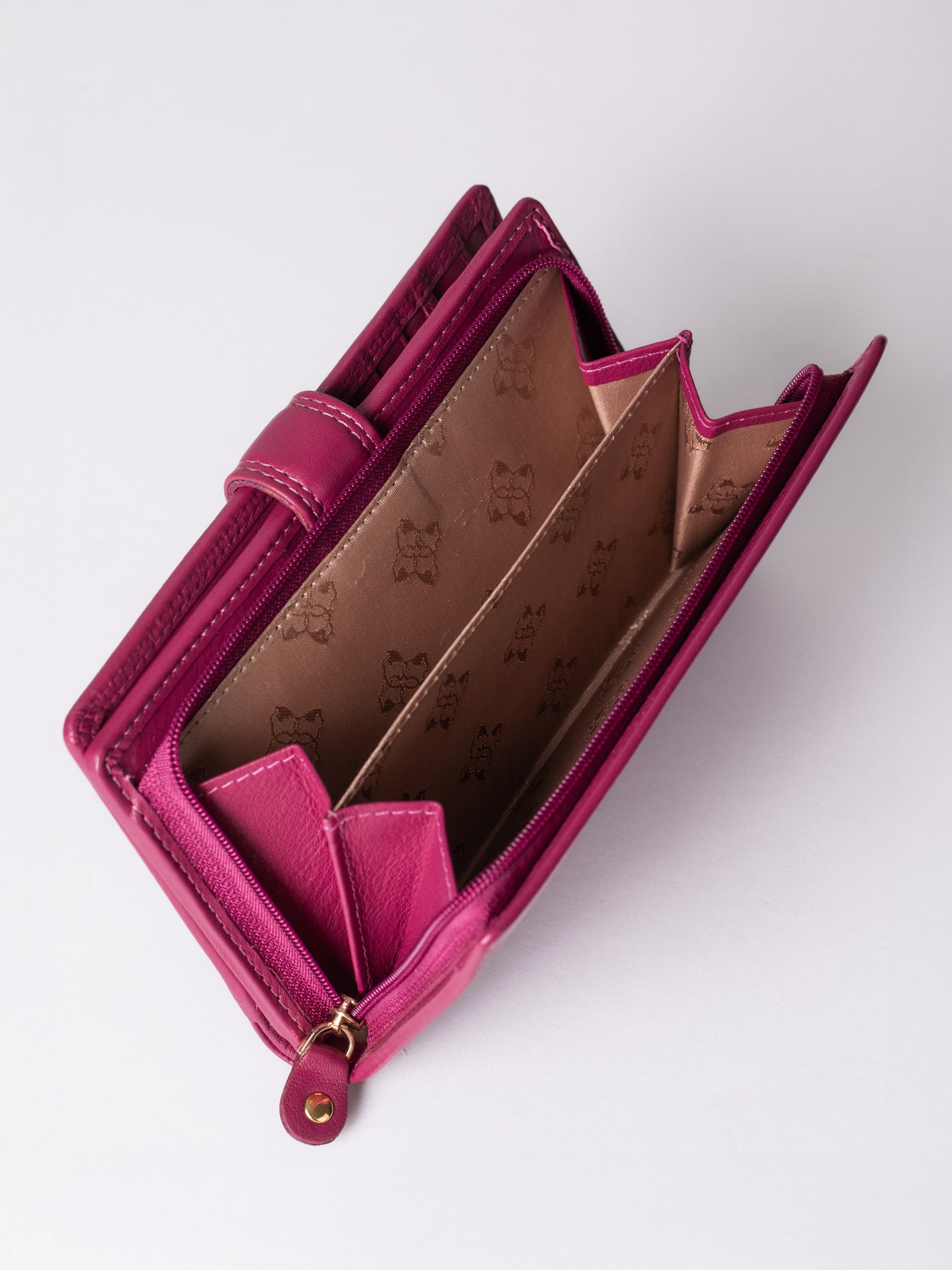 Medium Leather Tab Purse