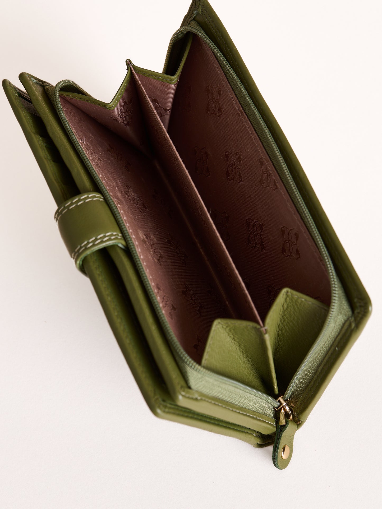 Medium Leather Tab Purse
