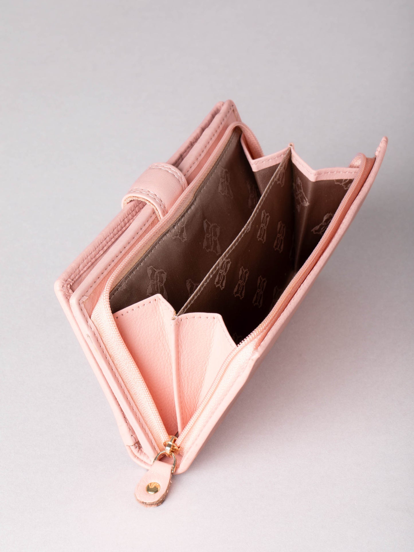 Medium Leather Tab Purse