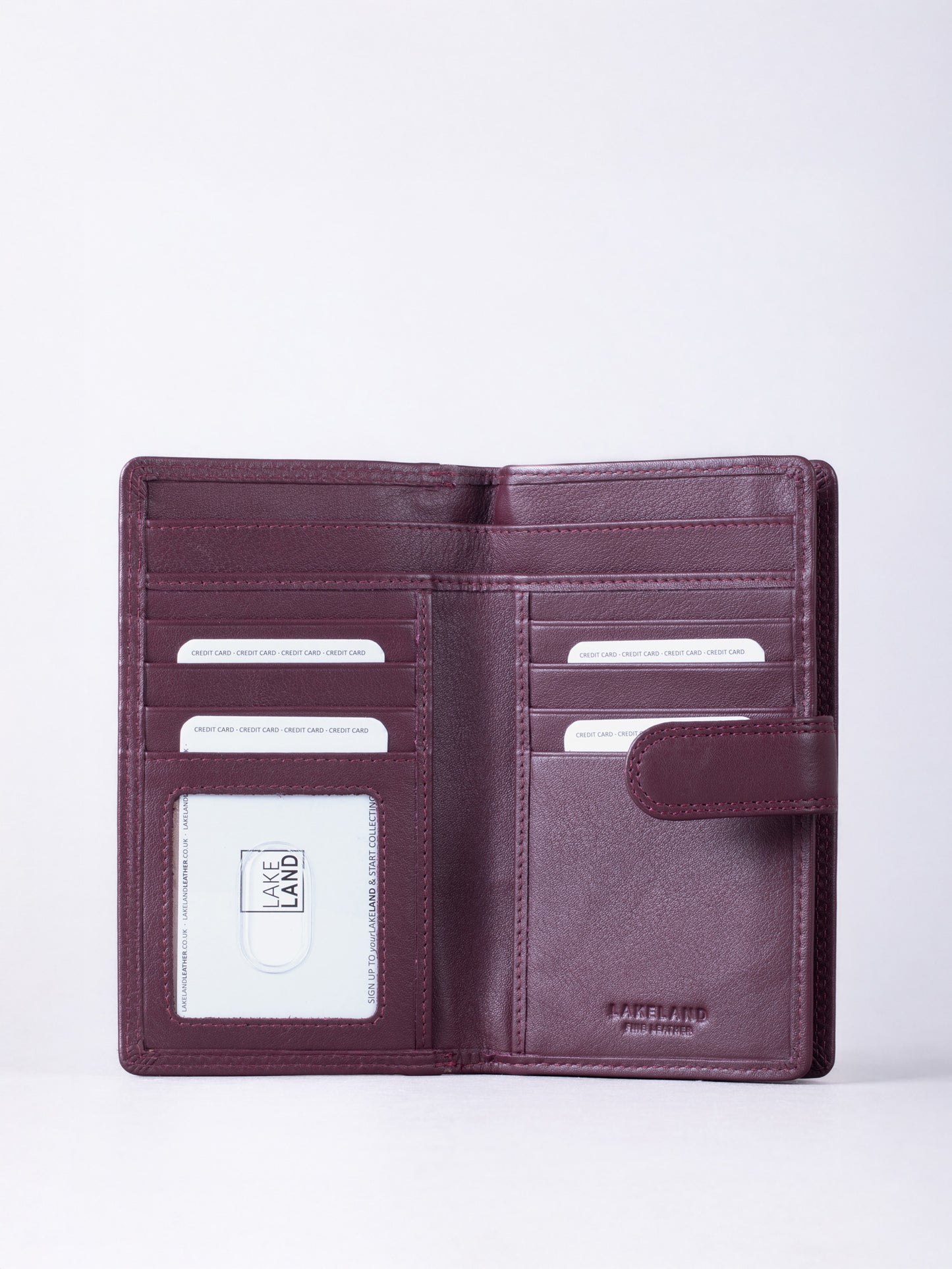 Medium Leather Tab Purse