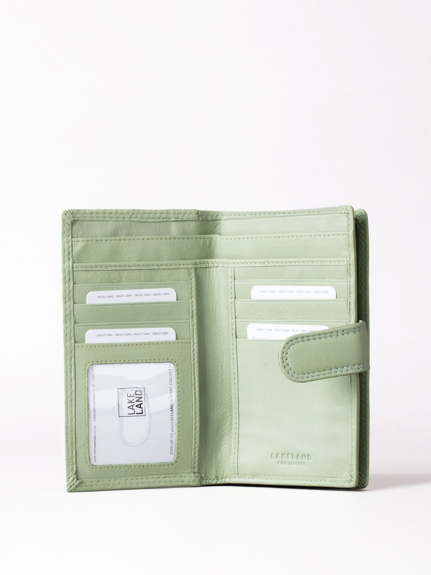 Medium Leather Tab Purse