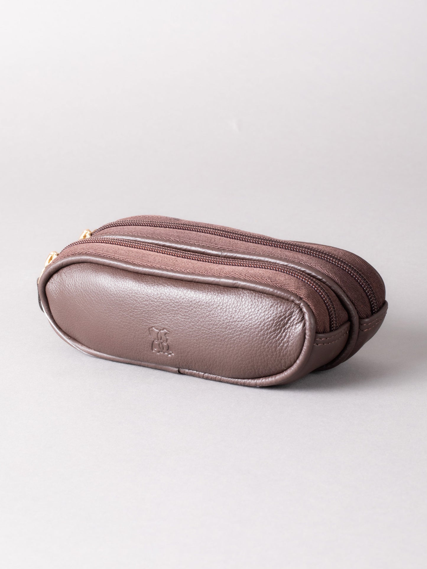 Leather Double Glasses Case