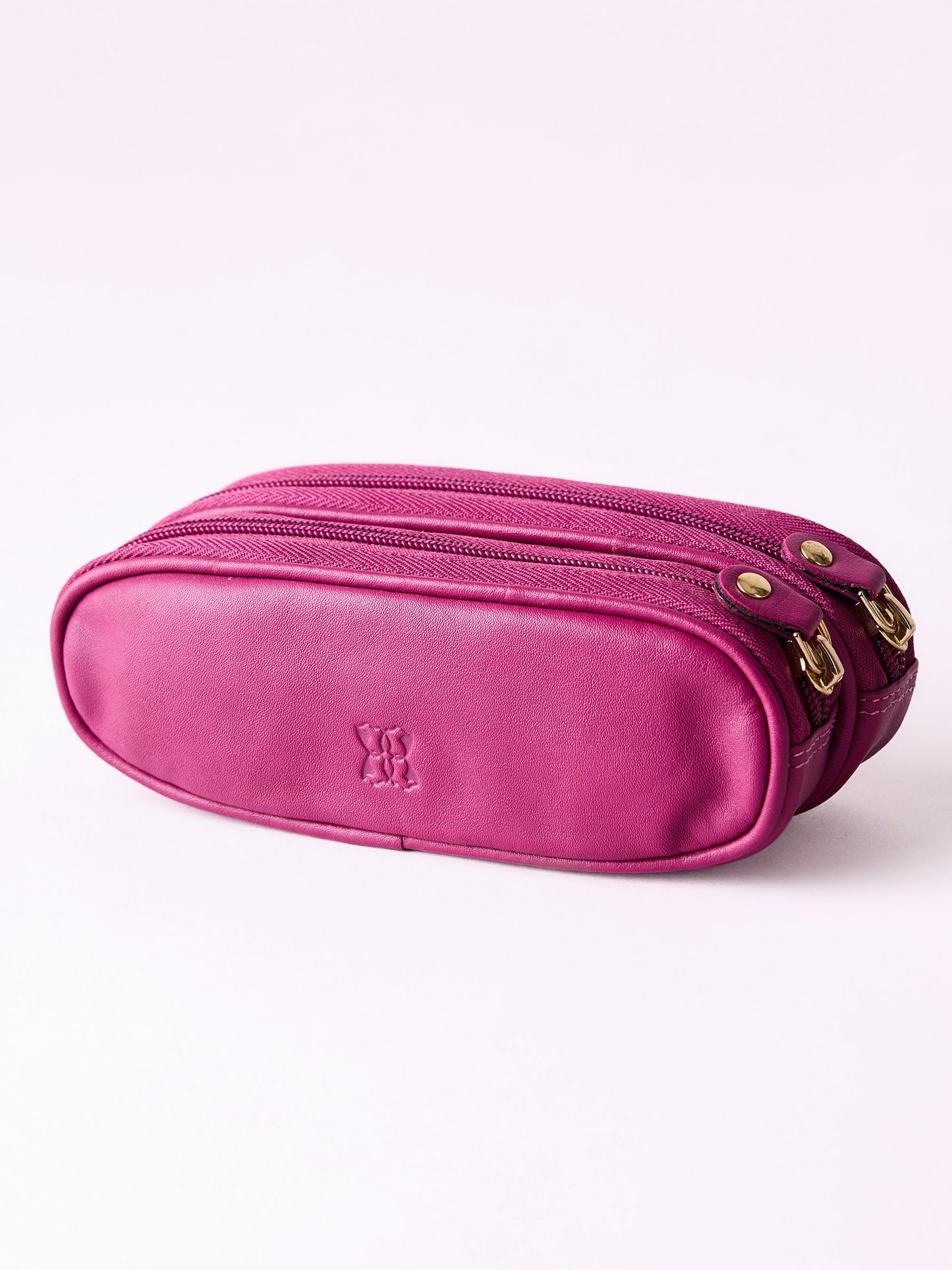 Leather Double Glasses Case