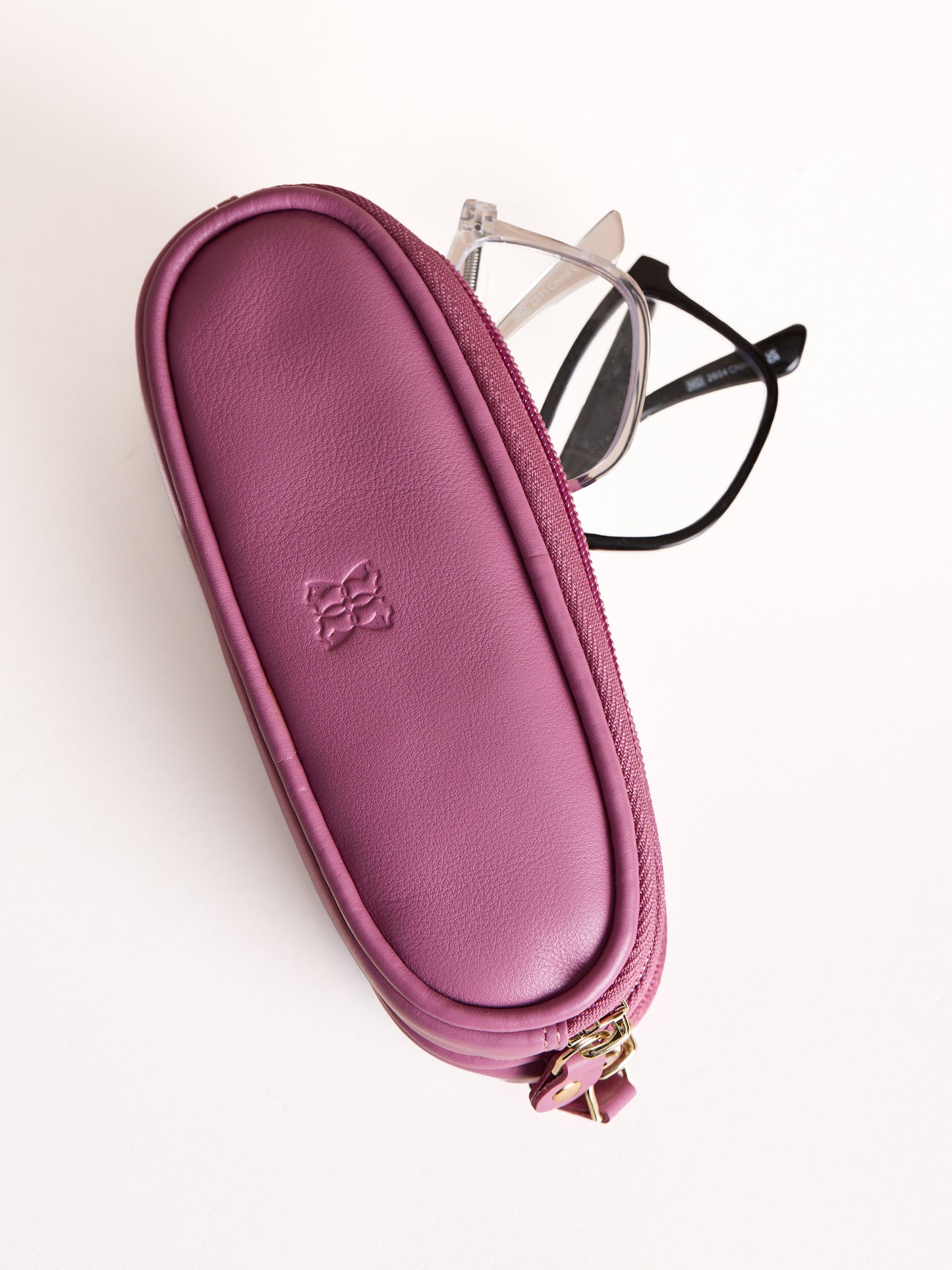 Leather Double Glasses Case