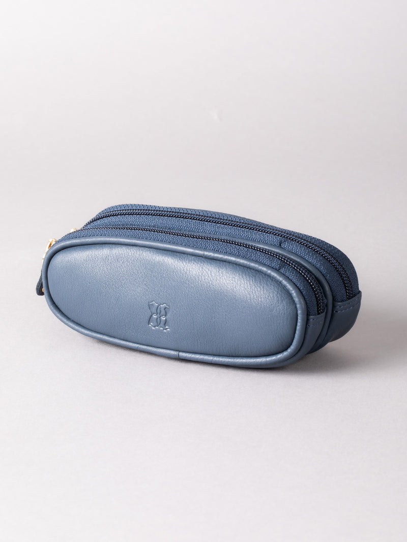 Leather Double Glasses Case