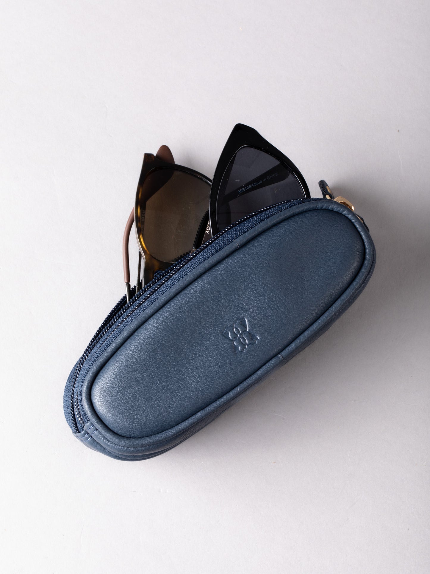 Leather Double Glasses Case