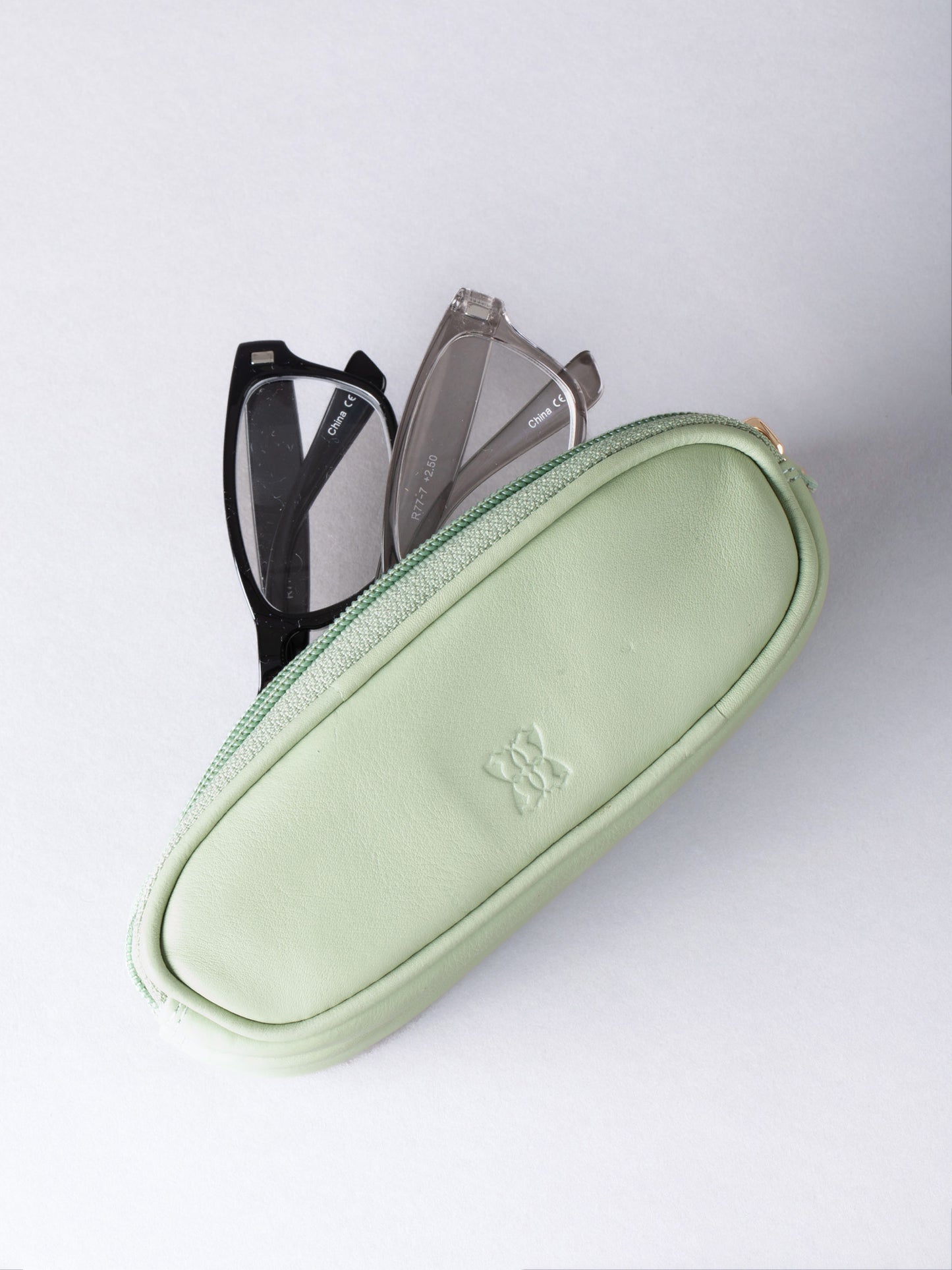 Leather Double Glasses Case