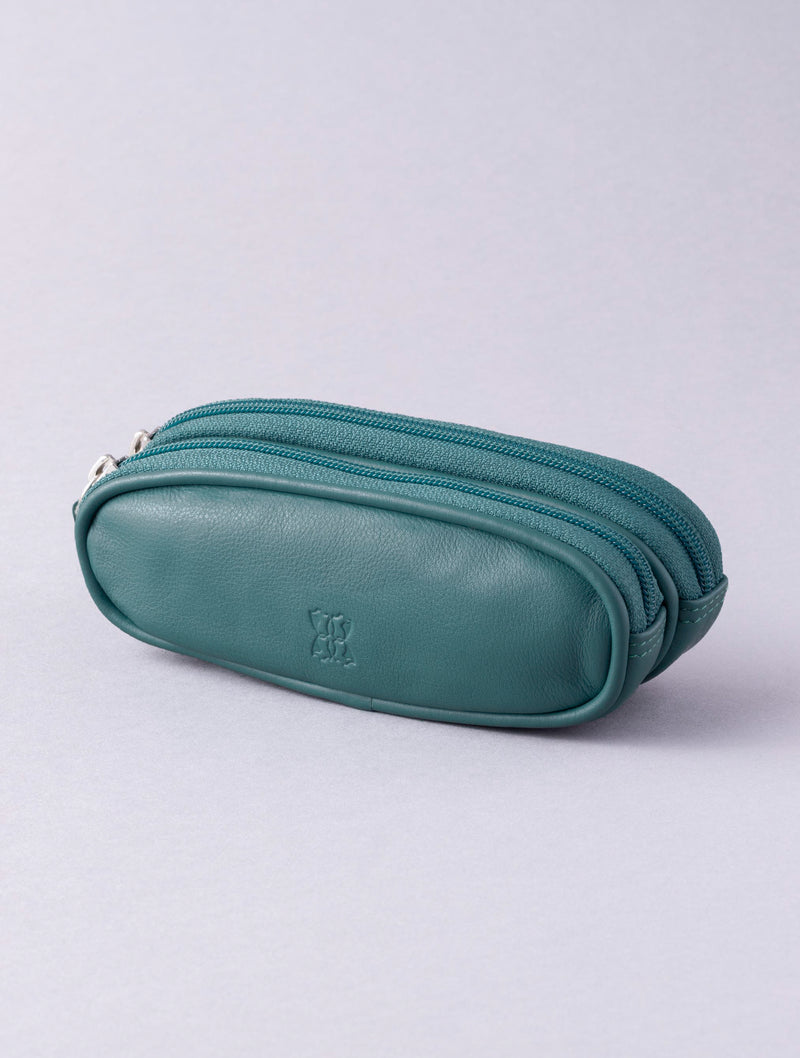 Leather Double Glasses Case