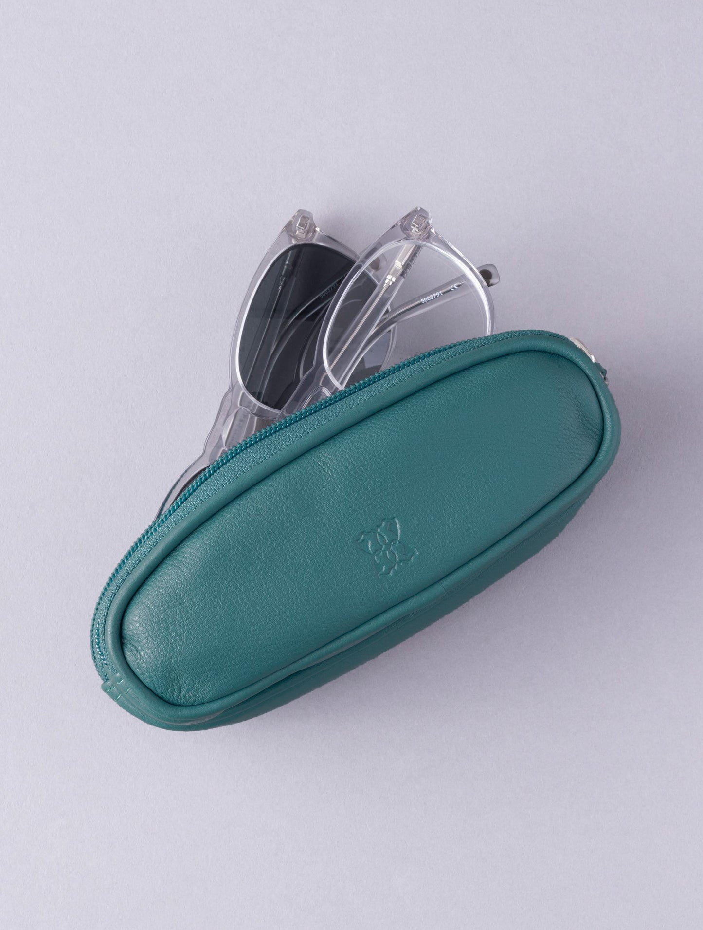 Leather Double Glasses Case