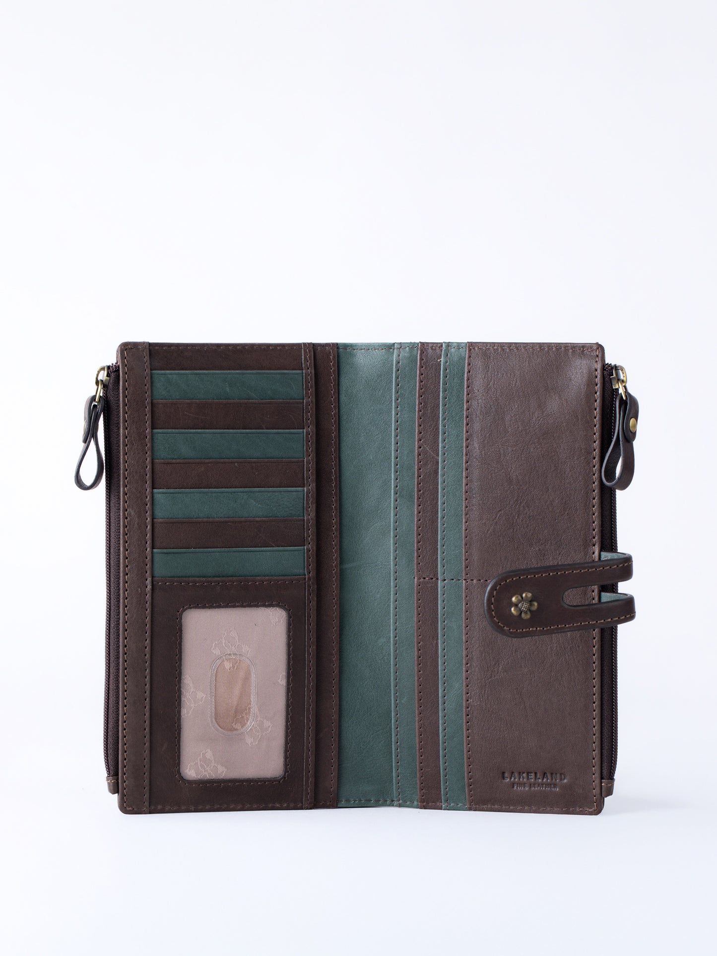 Hartsop Leather Double Zip Purse