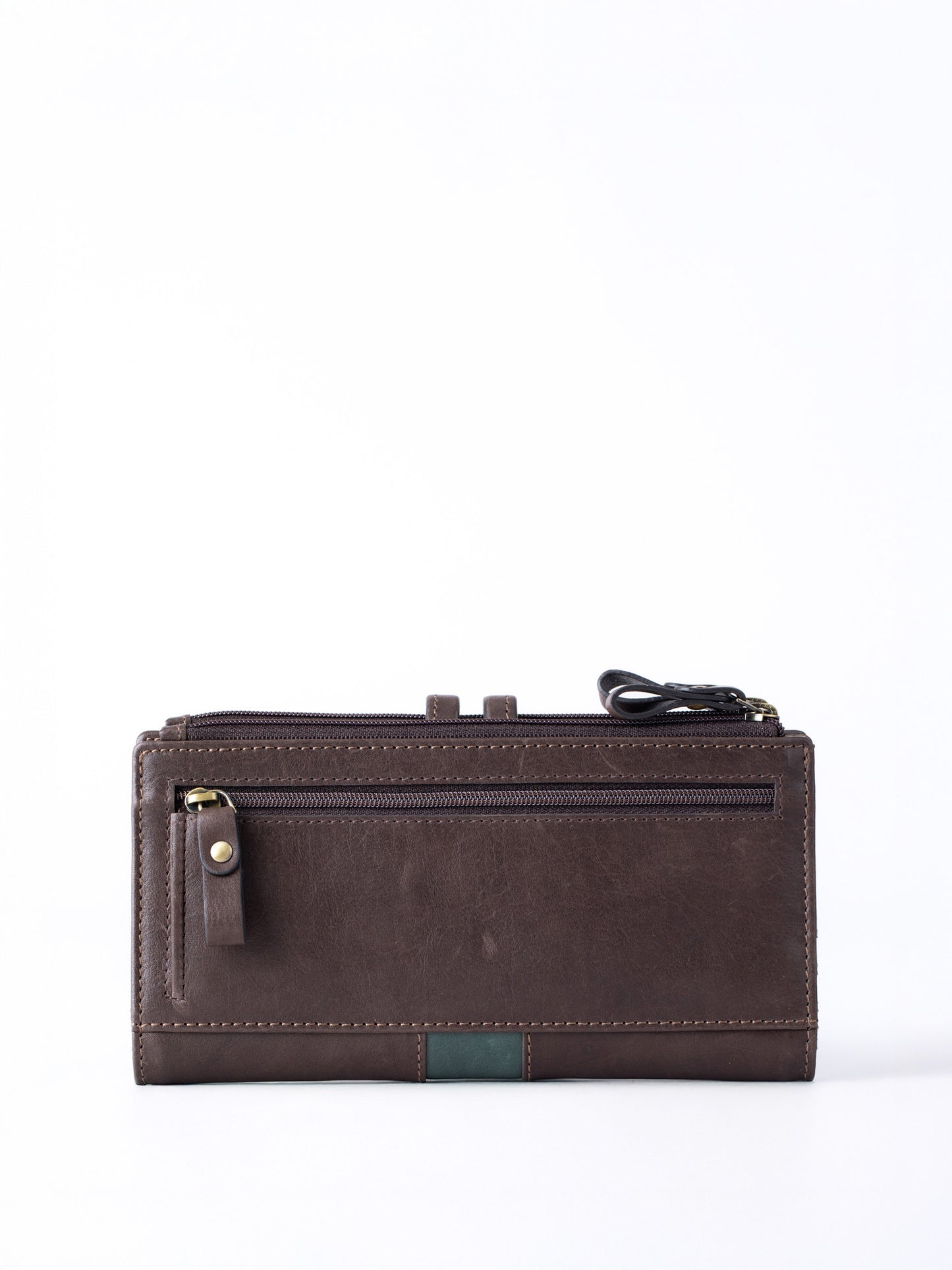 Hartsop Leather Double Zip Purse