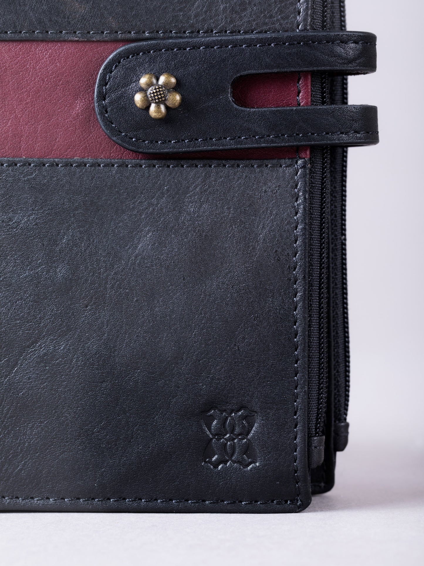 Hartsop Leather Double Zip Purse