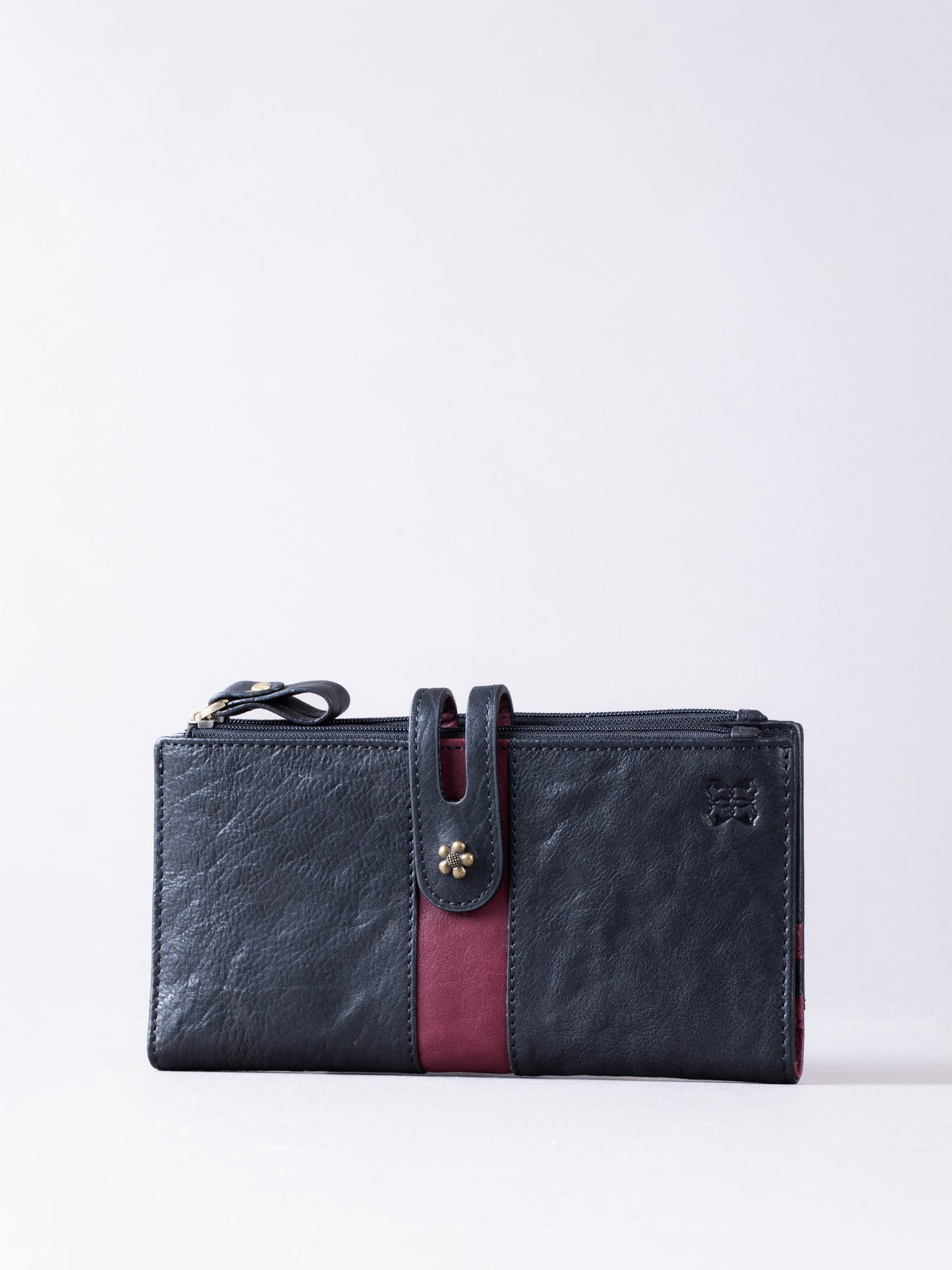 Hartsop Leather Double Zip Purse