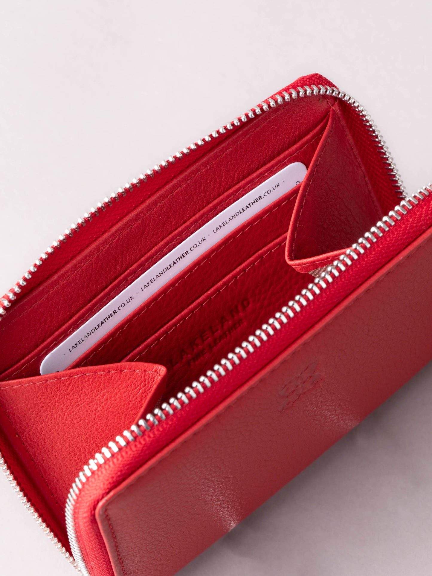 Small Leather Zip Purse