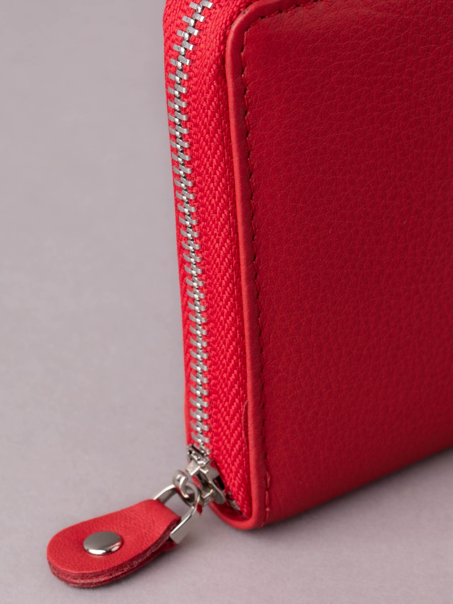 Small Leather Zip Purse