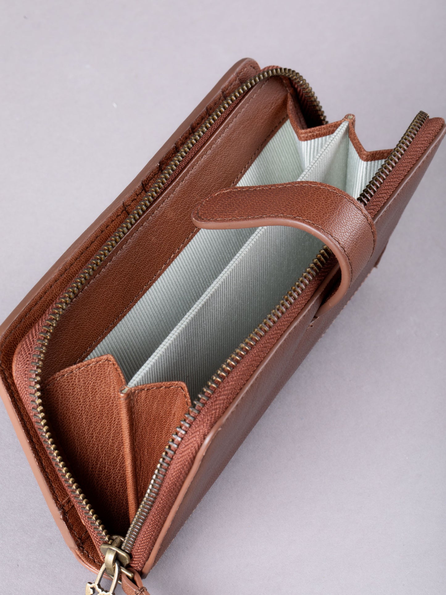 Newby Leather Tab Purse