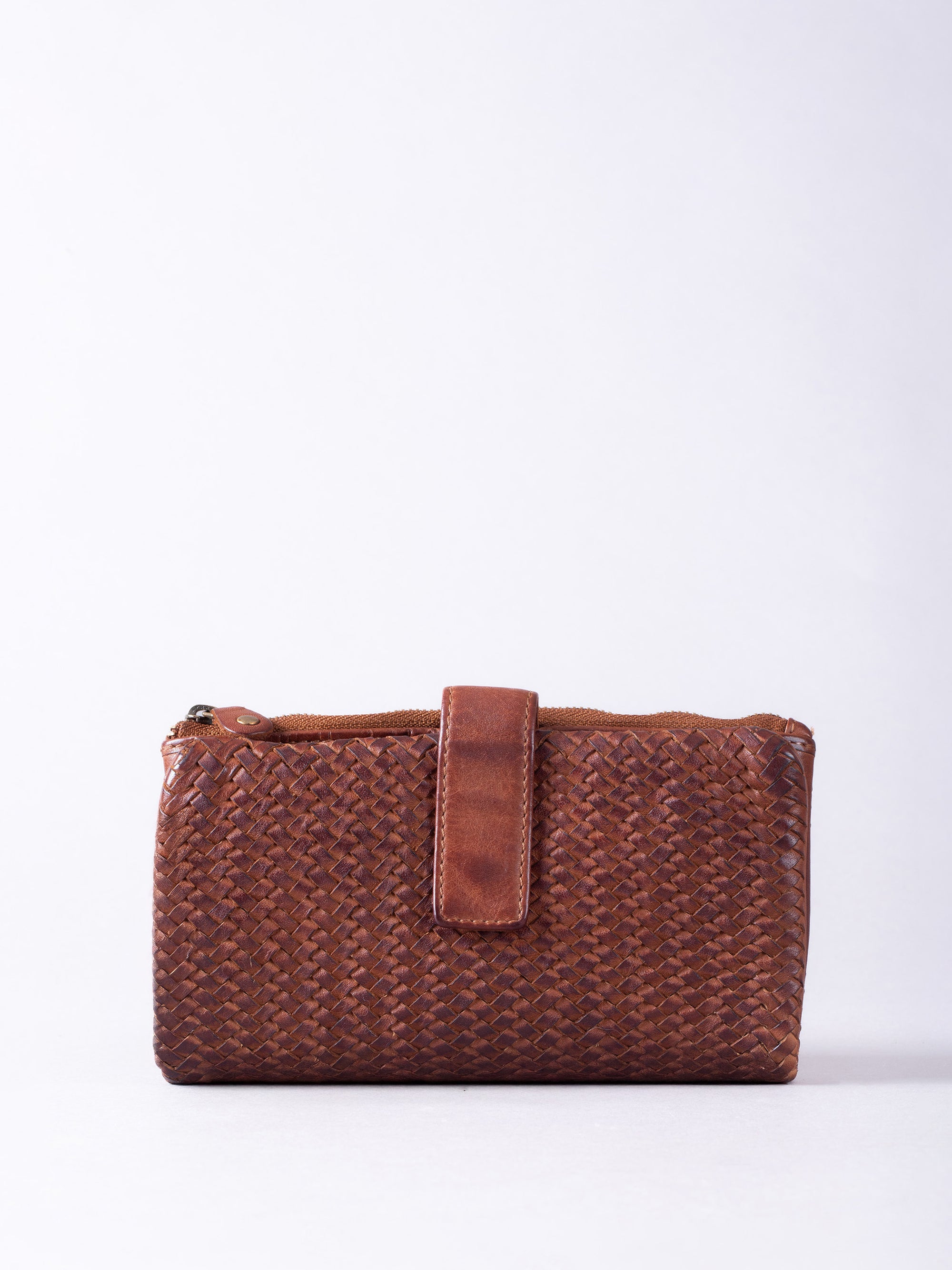 Wreay Large Leather Tab Purse