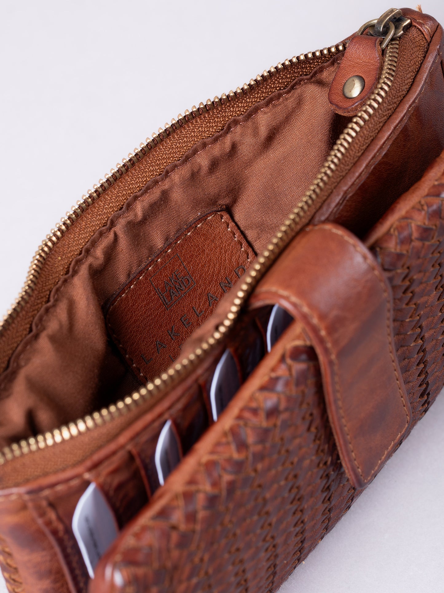 Wreay Large Leather Tab Purse