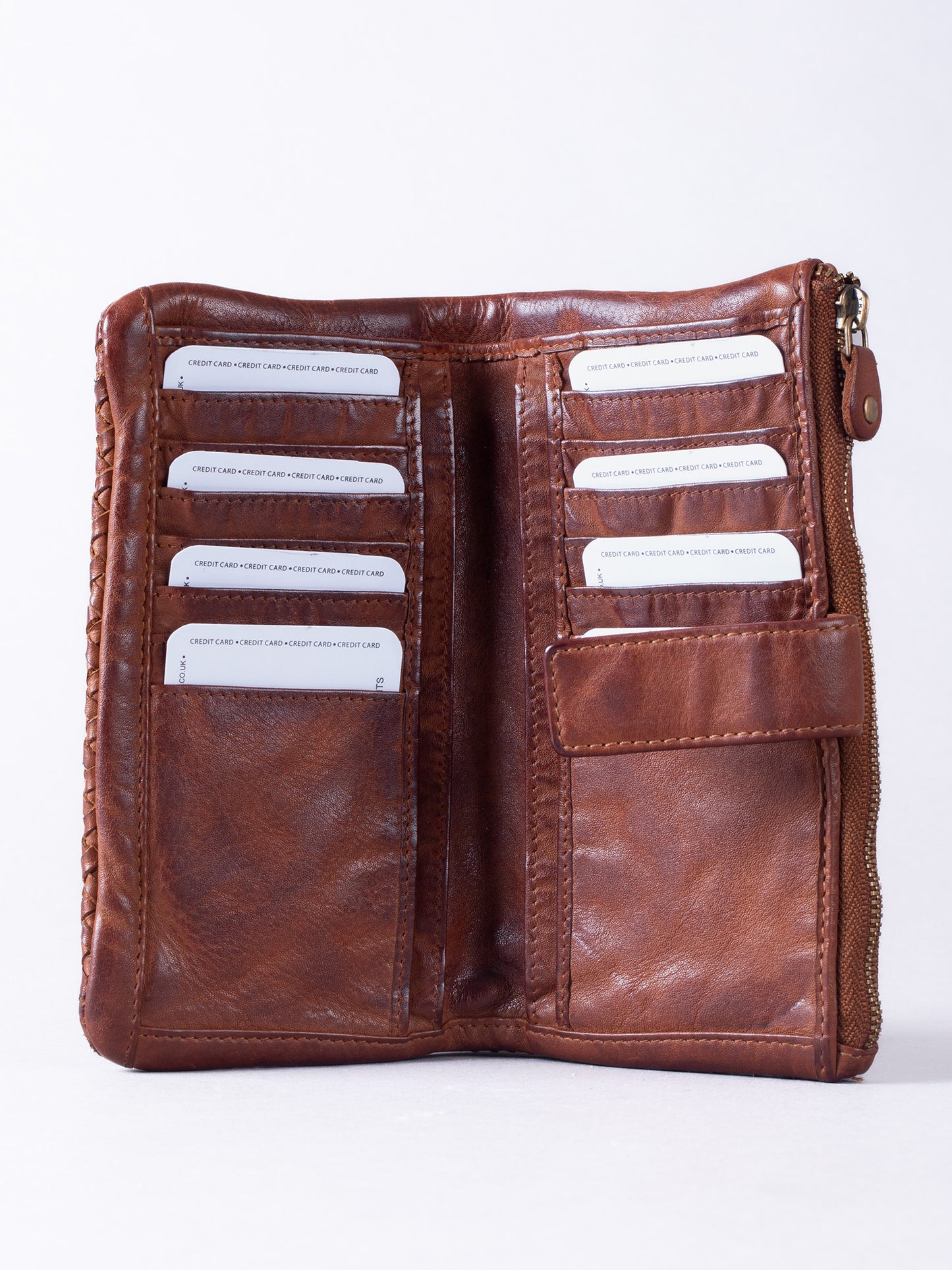 Wreay Large Leather Tab Purse